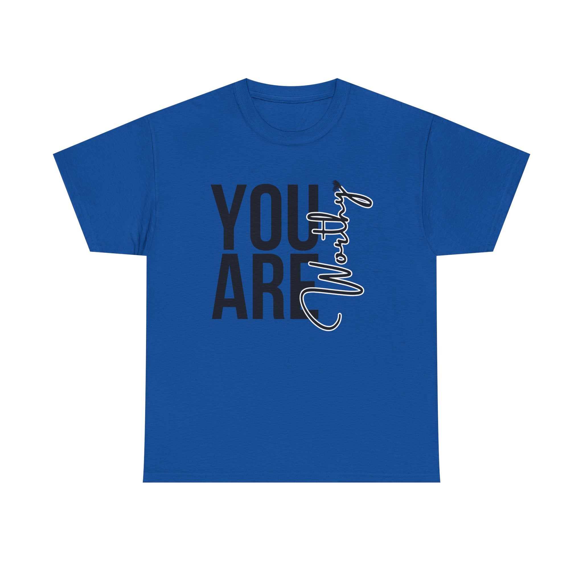 You Are Worthy Unisex Heavy Cotton Tee, Motivational Quote Shirt, Gift for Friends, Self-Love Tee, Uplifting Apparel, Positive [...]