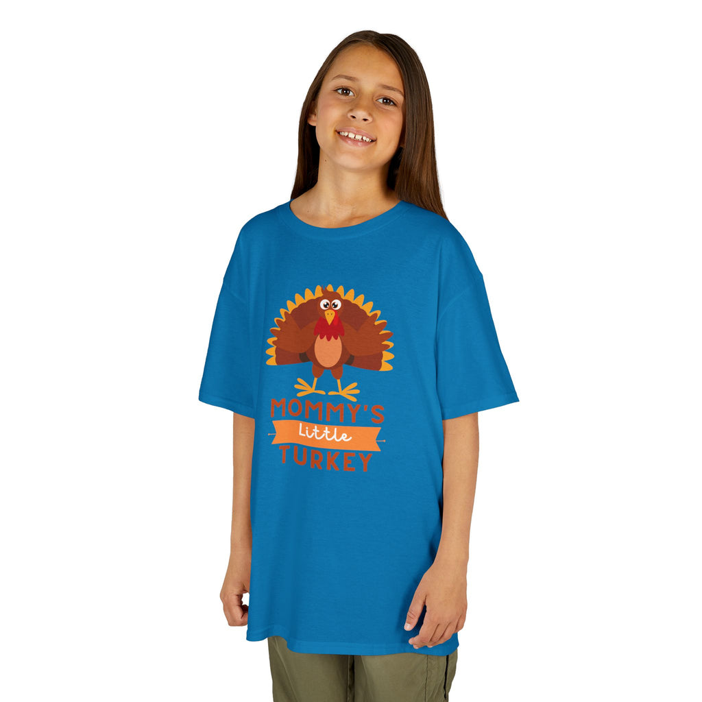 Mommy's Little Turkey Kids Tee - Thanksgiving Gift, Holiday Apparel, Cute Kids Clothing, Family Gathering, Kid's Casual Wear