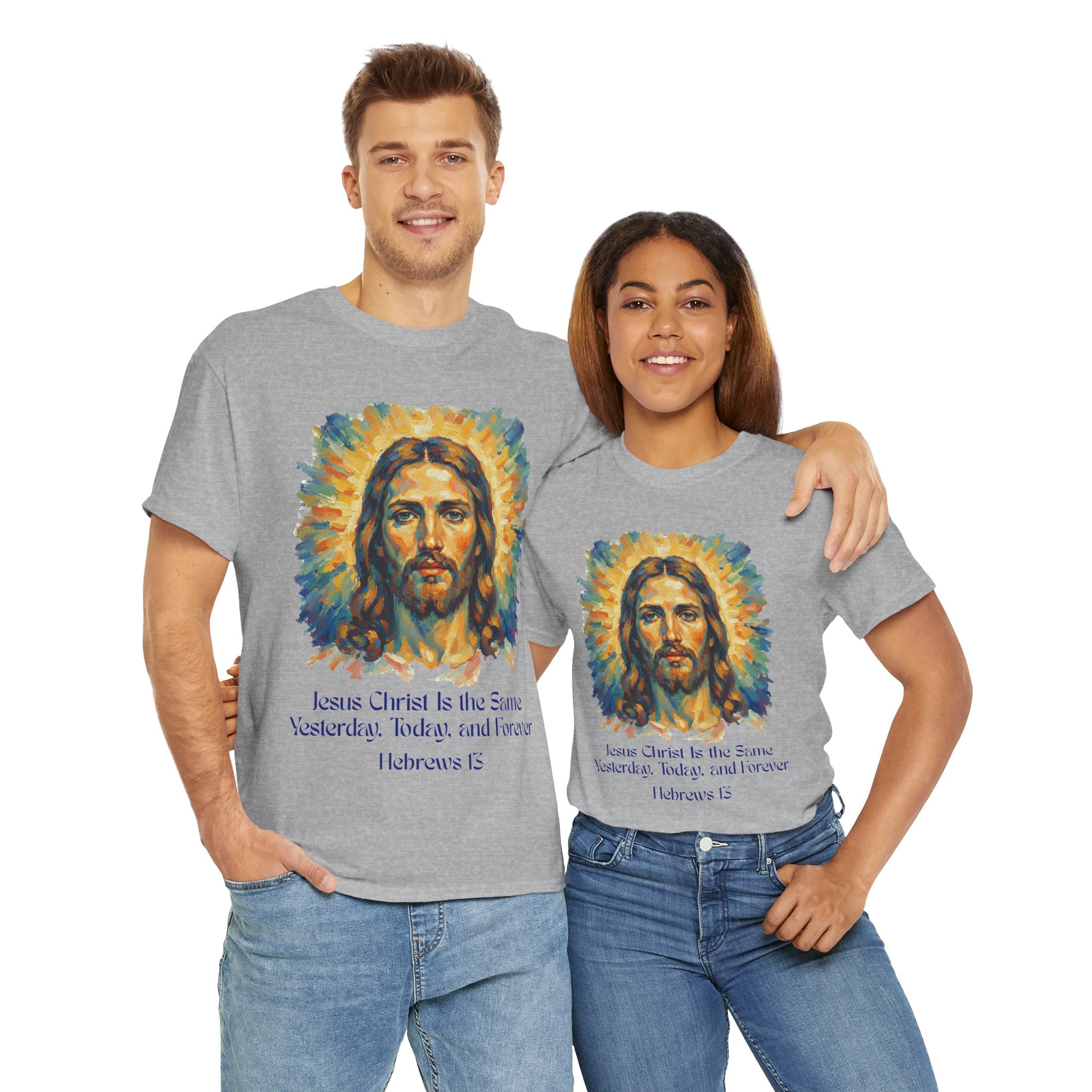 Jesus Portrait – Van Gogh Inspired Style Religious Inspirational Tee - Jesus Christ Design, Faith Shirt, Christian Clothing, Birthday Gift, Everyday Wear