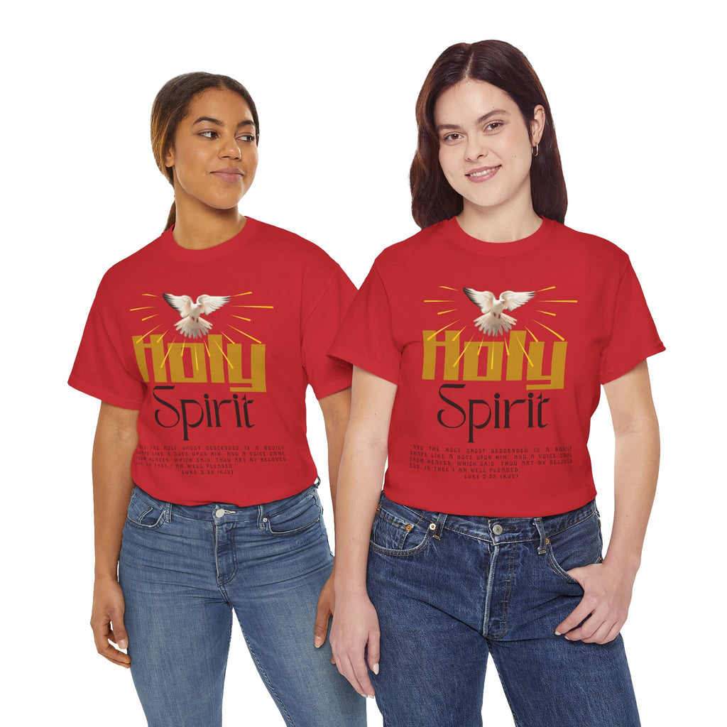Christian T-shirts, Holy Spirit Unisex Heavy Cotton Tee, Inspirational T-Shirt for Faith Celebration, Christian Gift, Spiritual Attire, Religious Apparel