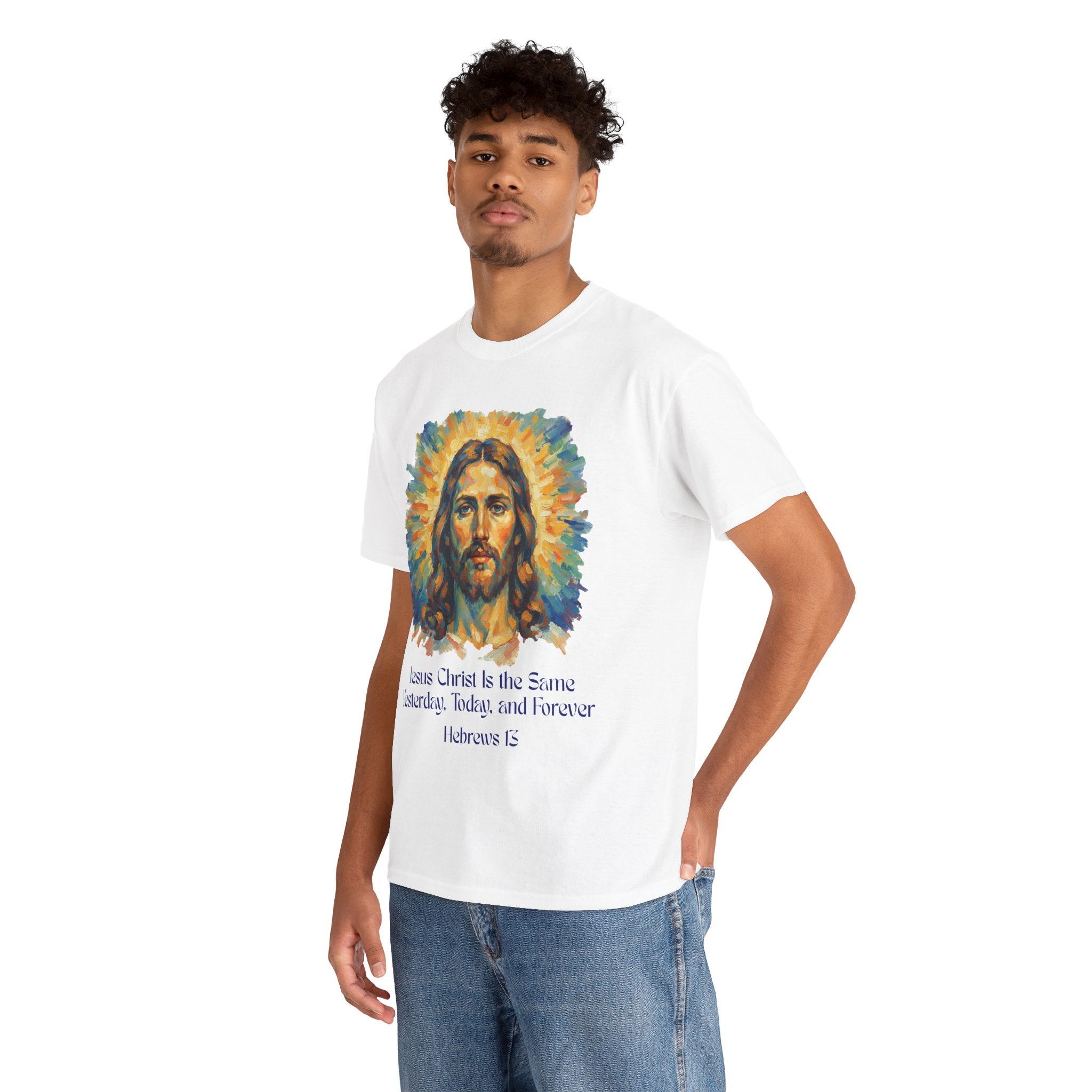 Jesus Portrait – Van Gogh Inspired Style Religious Inspirational Tee - Jesus Christ Design, Faith Shirt, Christian Clothing, Birthday Gift, Everyday Wear
