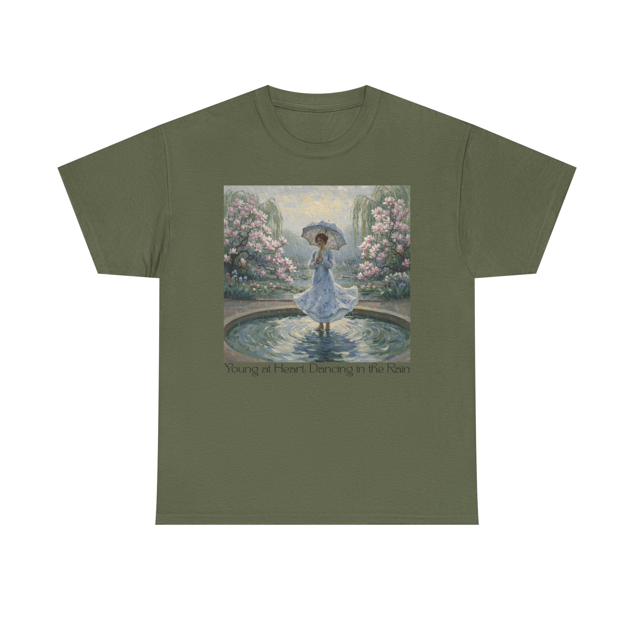 Elegant Floral Dance Unisex Tee, Casual Wear, Art Lover Gift, Spring Fashion, Unique Graphic Shirt