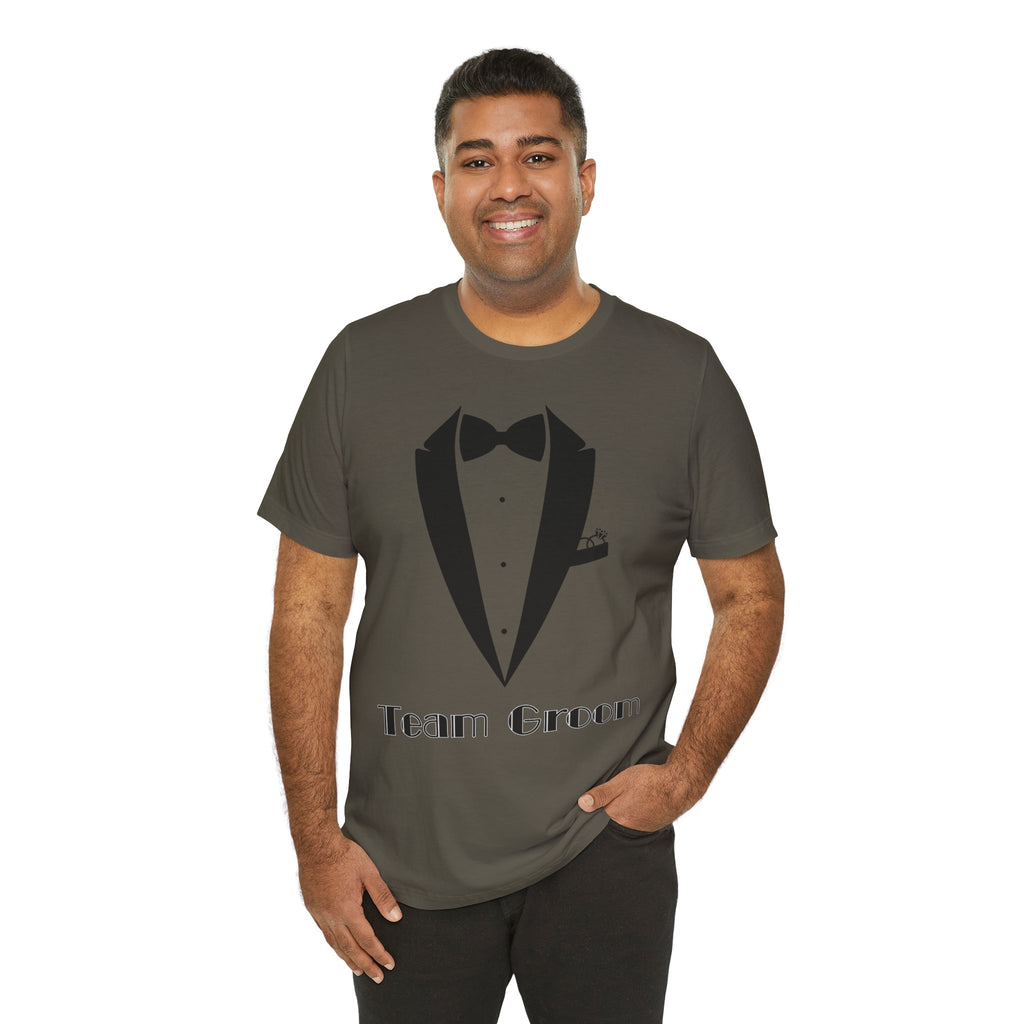 Team Groom Wedding T-Shirt, Perfect for Groomsmen, Bachelor Party, Wedding Events, Groom Attire, Engagement Celebration