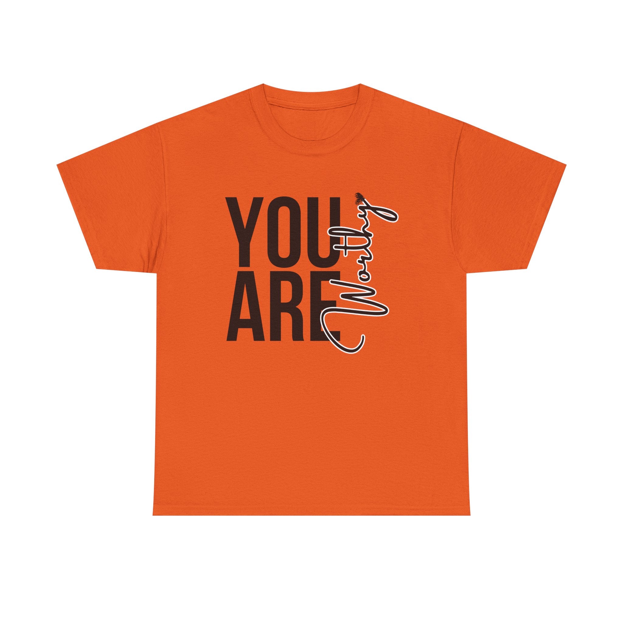 You Are Worthy Unisex Heavy Cotton Tee, Motivational Quote Shirt, Gift for Friends, Self-Love Tee, Uplifting Apparel, Positive [...]