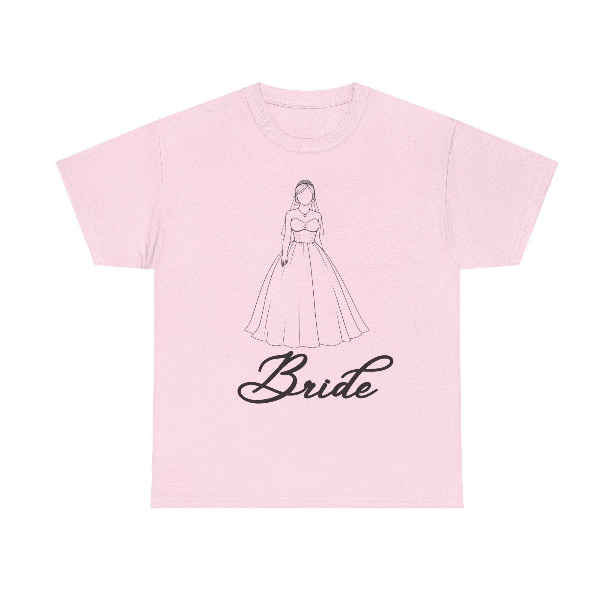 Bride Graphic Unisex Heavy Cotton Tee, Wedding Shirt, Bridal Party Gift, Engagement Celebration, Bride-to-Be Apparel, Wedding Day Outfit