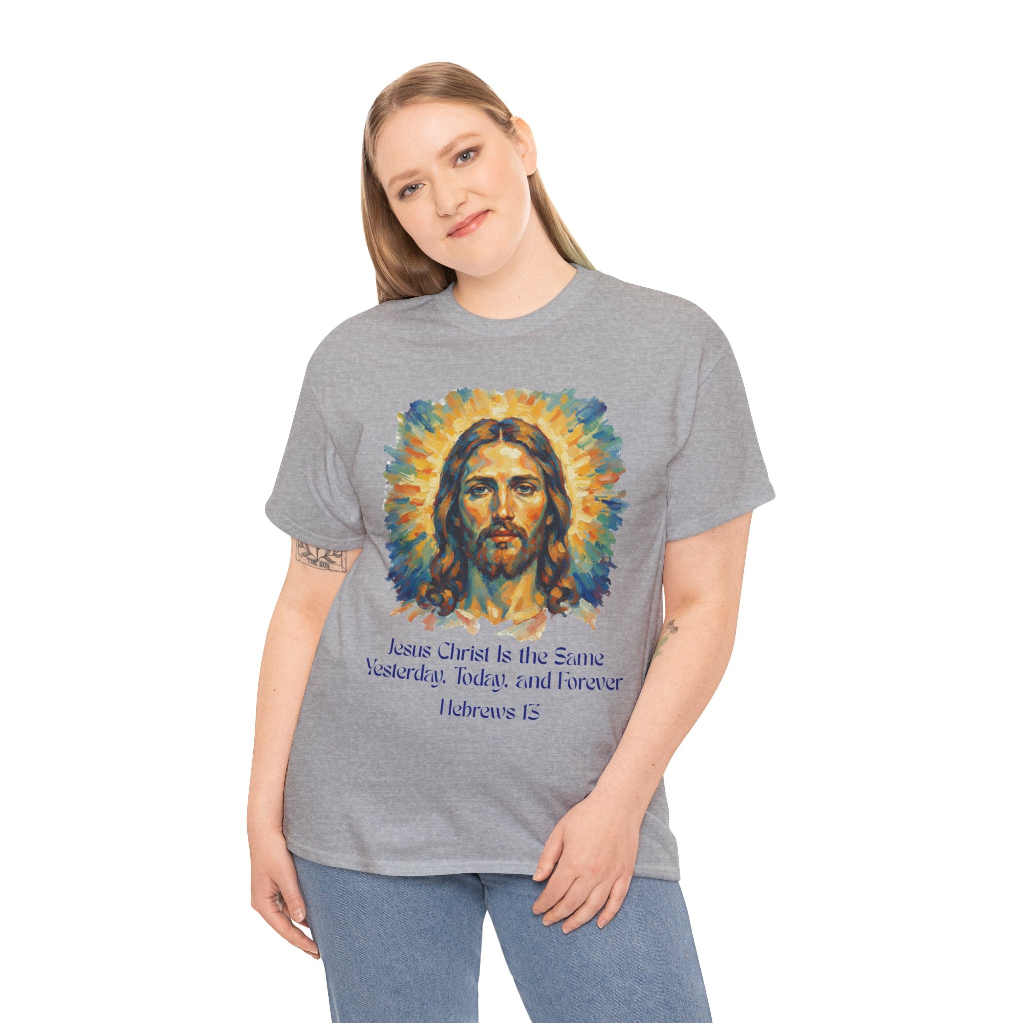 Jesus Portrait – Van Gogh Inspired Style Religious Inspirational Tee - Jesus Christ Design, Faith Shirt, Christian Clothing, Birthday Gift, Everyday Wear