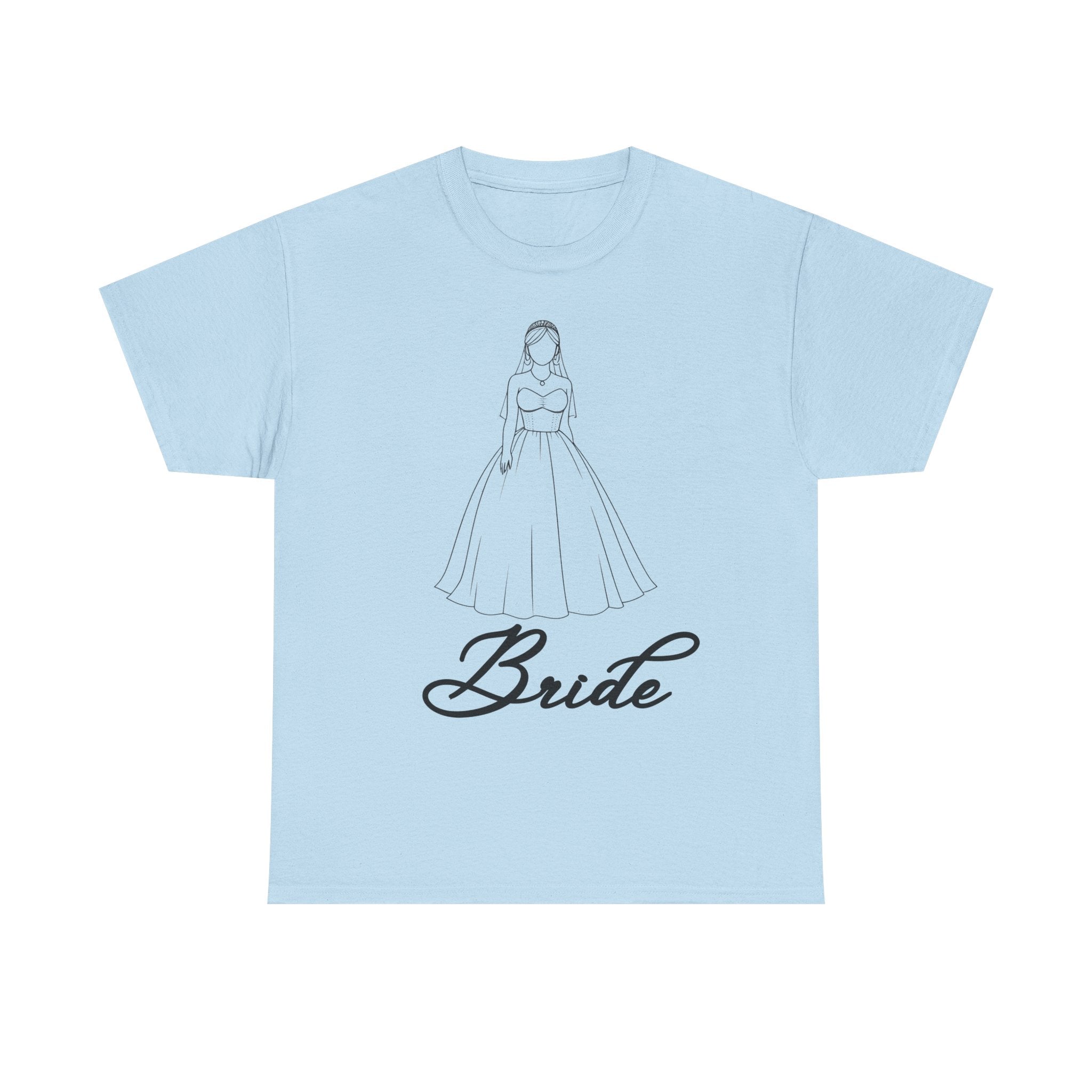 Bride Graphic Unisex Heavy Cotton Tee, Wedding Shirt, Bridal Party Gift, Engagement Celebration, Bride-to-Be Apparel, Wedding Day Outfit
