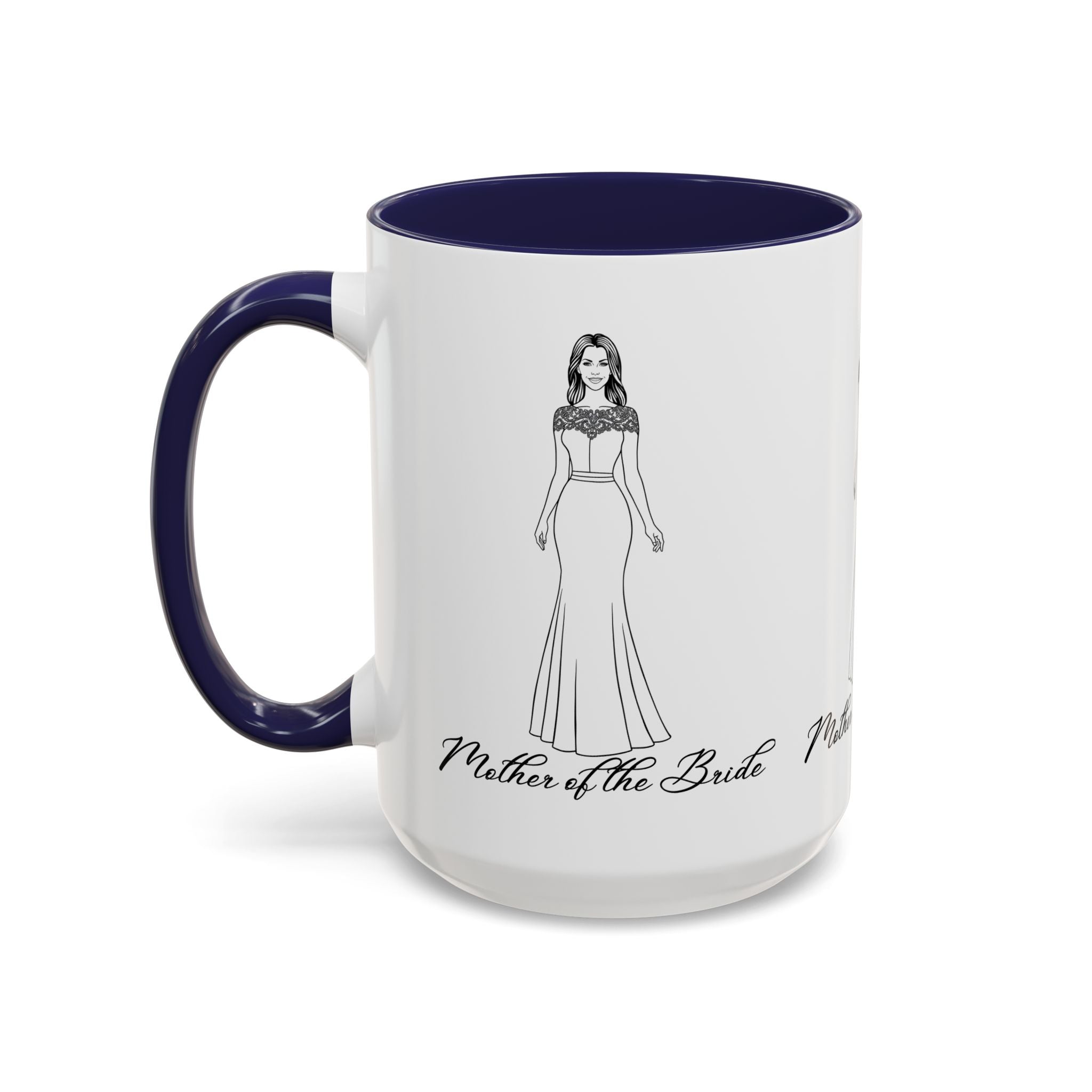 The Mother of the Bride- Accent Coffee Mug (11, 15oz)
