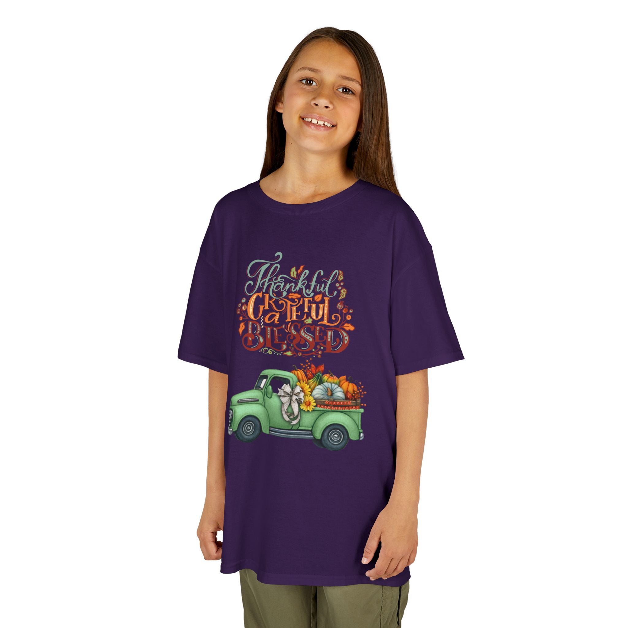 Blessed Fall Kids Tee, Adorable Autumn Shirt, Cute Harvest T-Shirt, Thanksgiving Gift for Kids, Comfy Cotton Youth Apparel