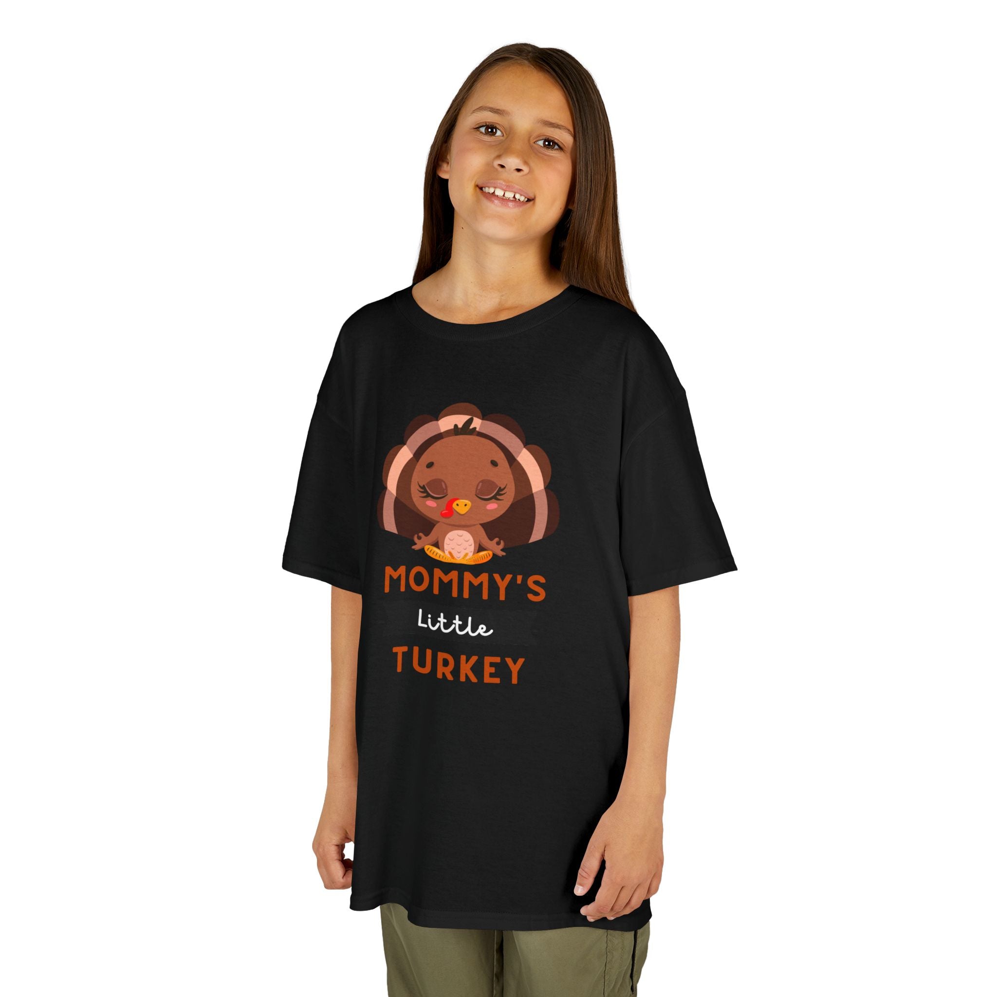 Kids Thanksgiving Tee, Mommy's Little Turkey Shirt, Fall Holiday Outfit, Thanksgiving Gift, Adorable Kids Fashion