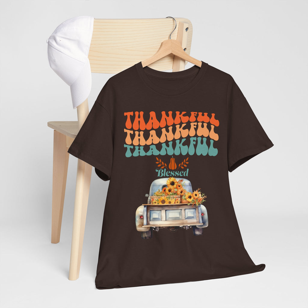 Thankful Vibes Unisex Tee - Perfect for Thanksgiving, Gratitude, Casual Wear, Gifts, Summer Days