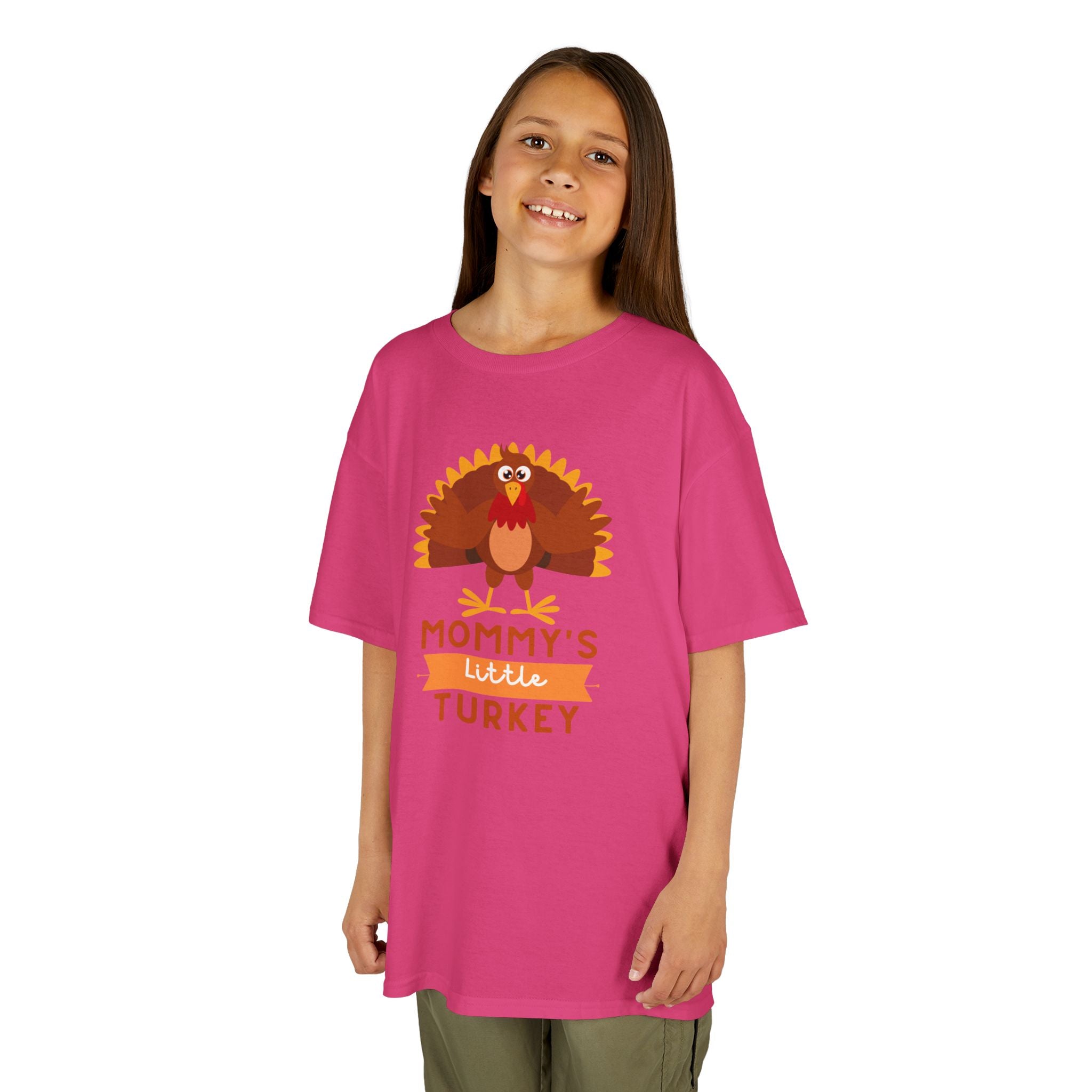 Mommy's Little Turkey Kids Tee - Thanksgiving Gift, Holiday Apparel, Cute Kids Clothing, Family Gathering, Kid's Casual Wear