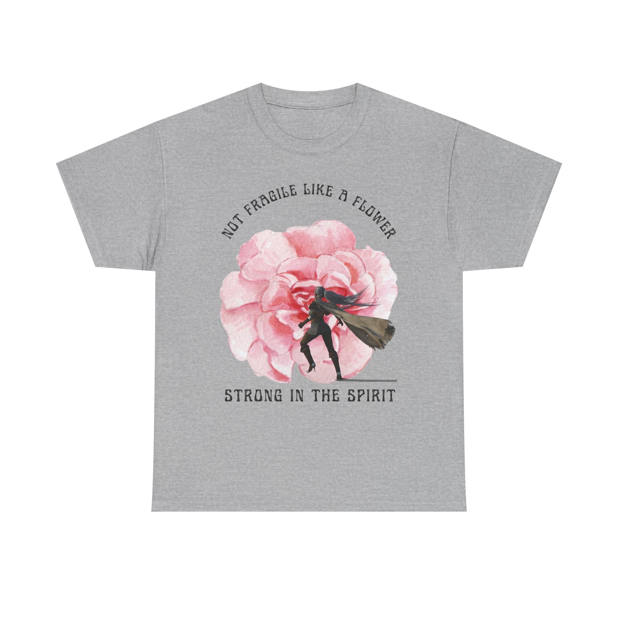 Floral Empowerment Tee, Not Fragile Like a Flower, Strong in the Spirit Shirt, Inspirational Unisex T-Shirt, Gift for Women, [...]
