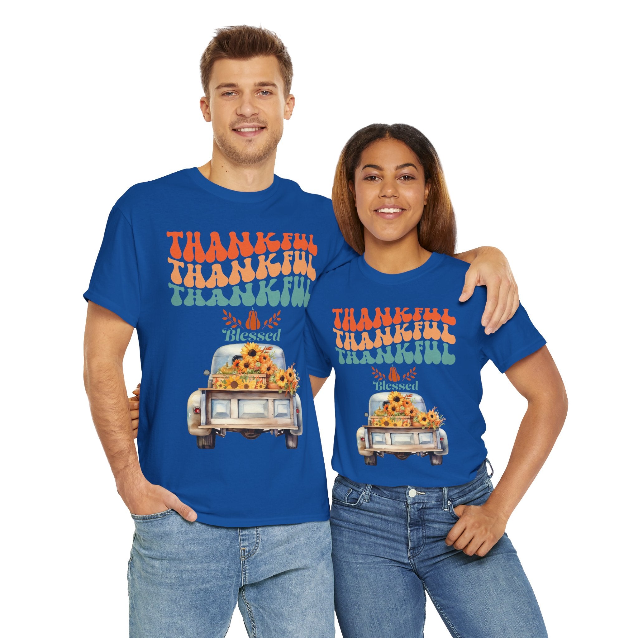 Thankful Vibes Unisex Tee - Perfect for Thanksgiving, Gratitude, Casual Wear, Gifts, Summer Days