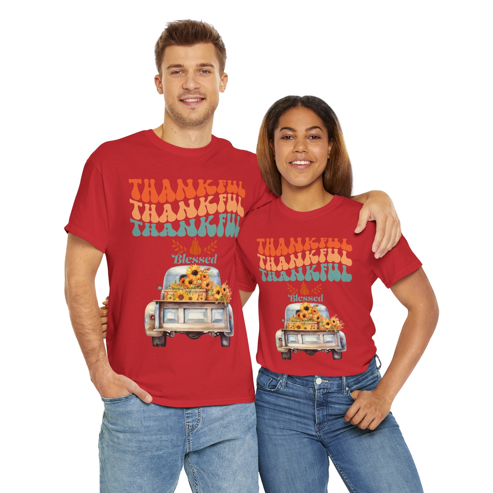 Thankful Vibes Unisex Tee - Perfect for Thanksgiving, Gratitude, Casual Wear, Gifts, Summer Days