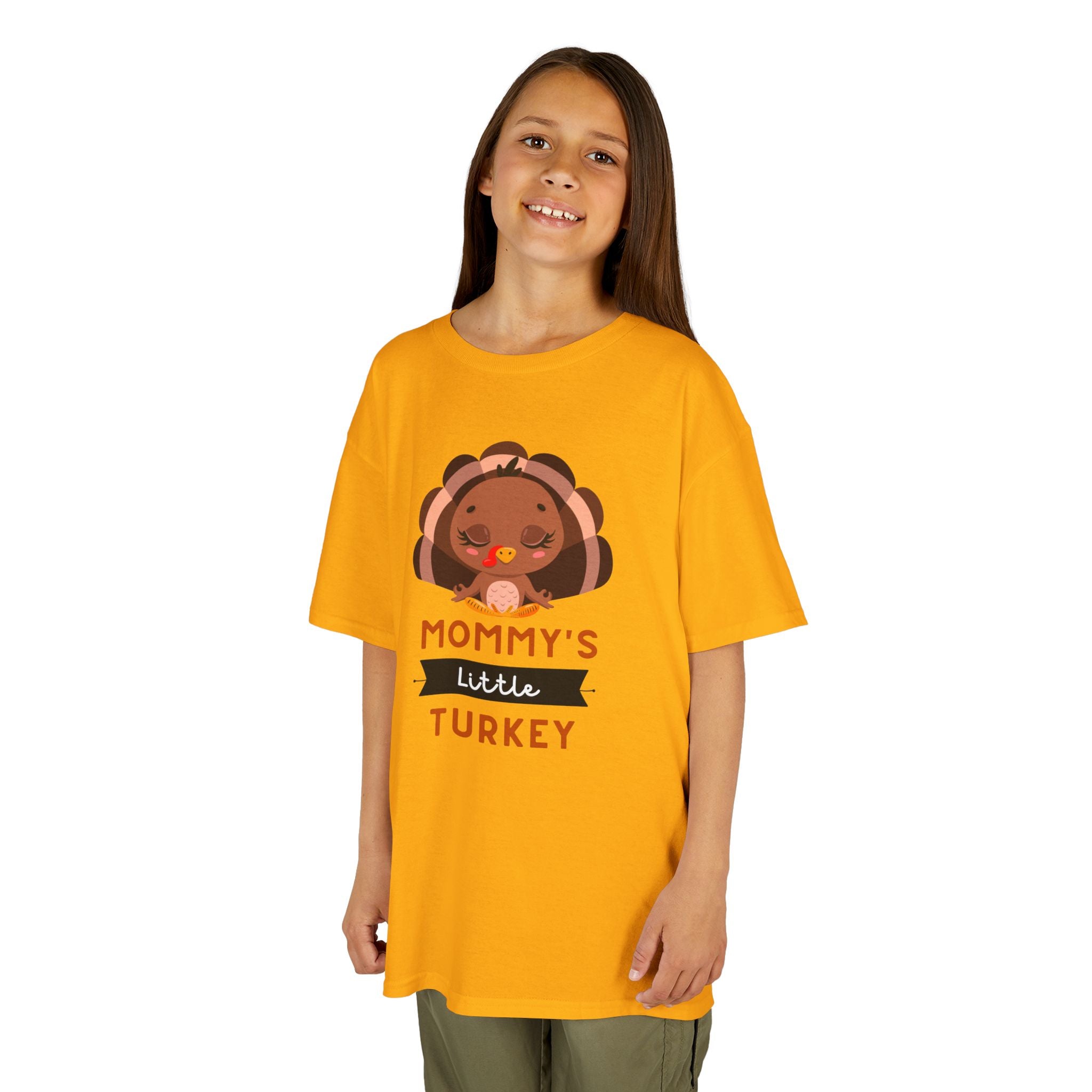 Kids Thanksgiving Tee, Mommy's Little Turkey Shirt, Fall Holiday Outfit, Thanksgiving Gift, Adorable Kids Fashion