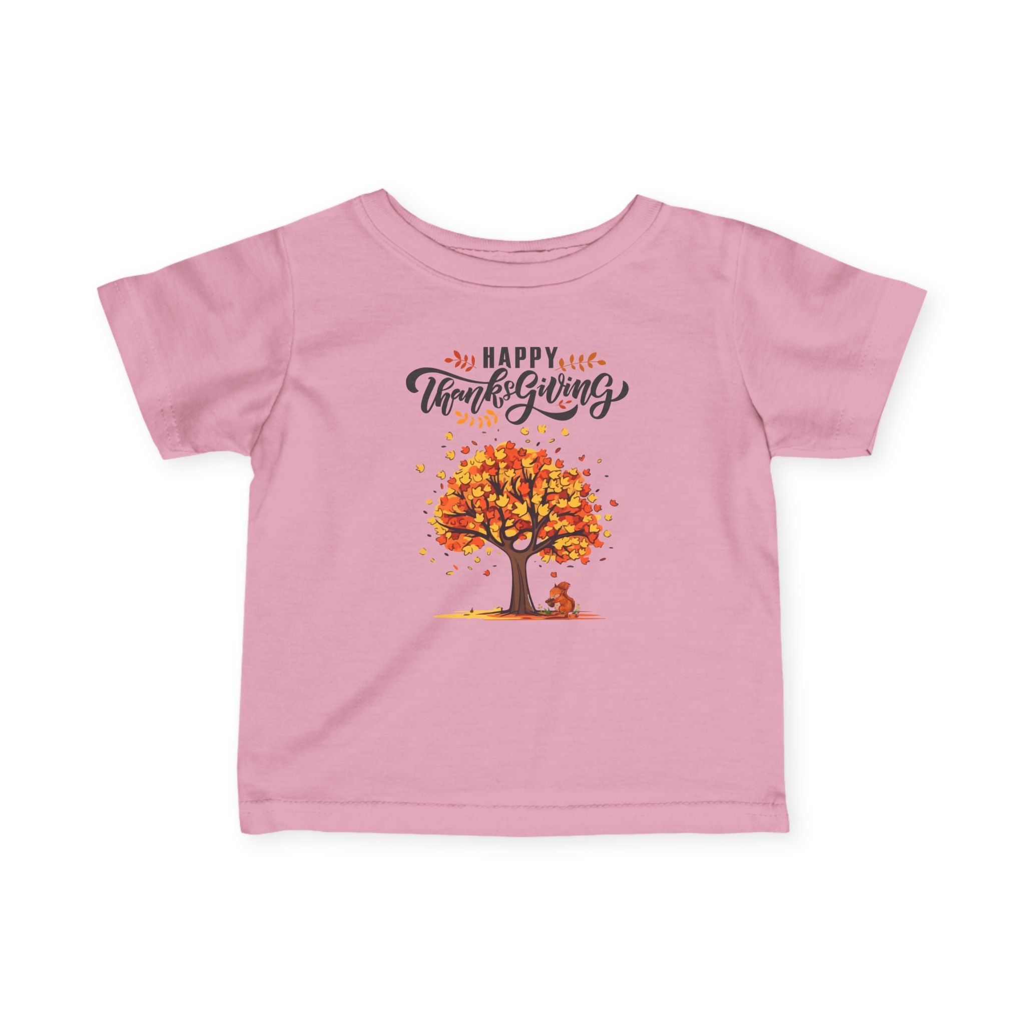 Thanksgiving Infant Tee, Cute Baby Shirt, Fall Baby Clothes, Happy Thanksgiving T-Shirt, Autumn Baby Outfit, Toddler Apparel