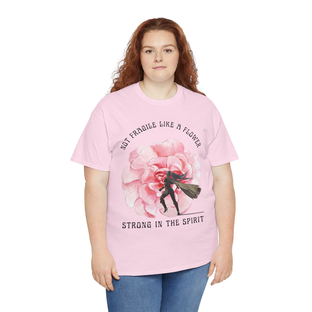 Floral Empowerment Tee, Not Fragile Like a Flower, Strong in the Spirit Shirt, Inspirational Unisex T-Shirt, Gift for Women, [...]