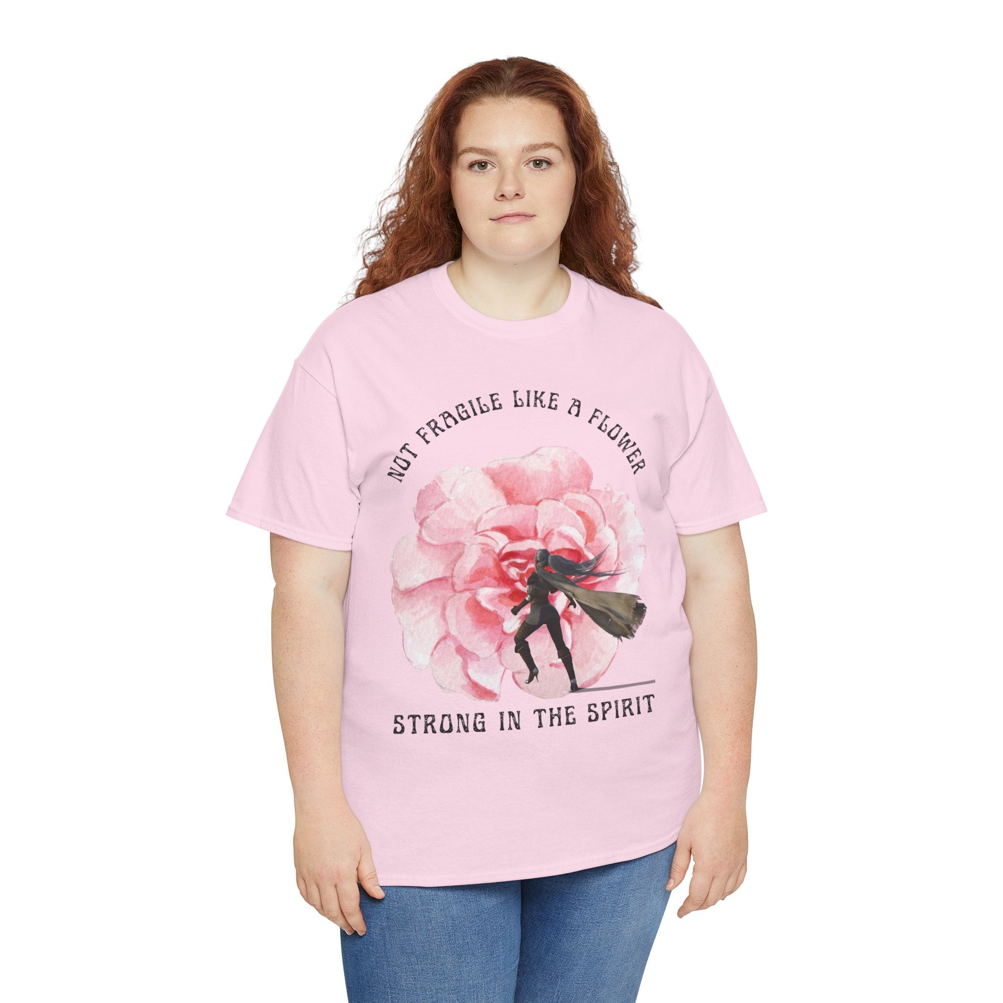 Floral Empowerment Tee, Not Fragile Like a Flower, Strong in the Spirit Shirt, Inspirational Unisex T-Shirt, Gift for Women, [...]