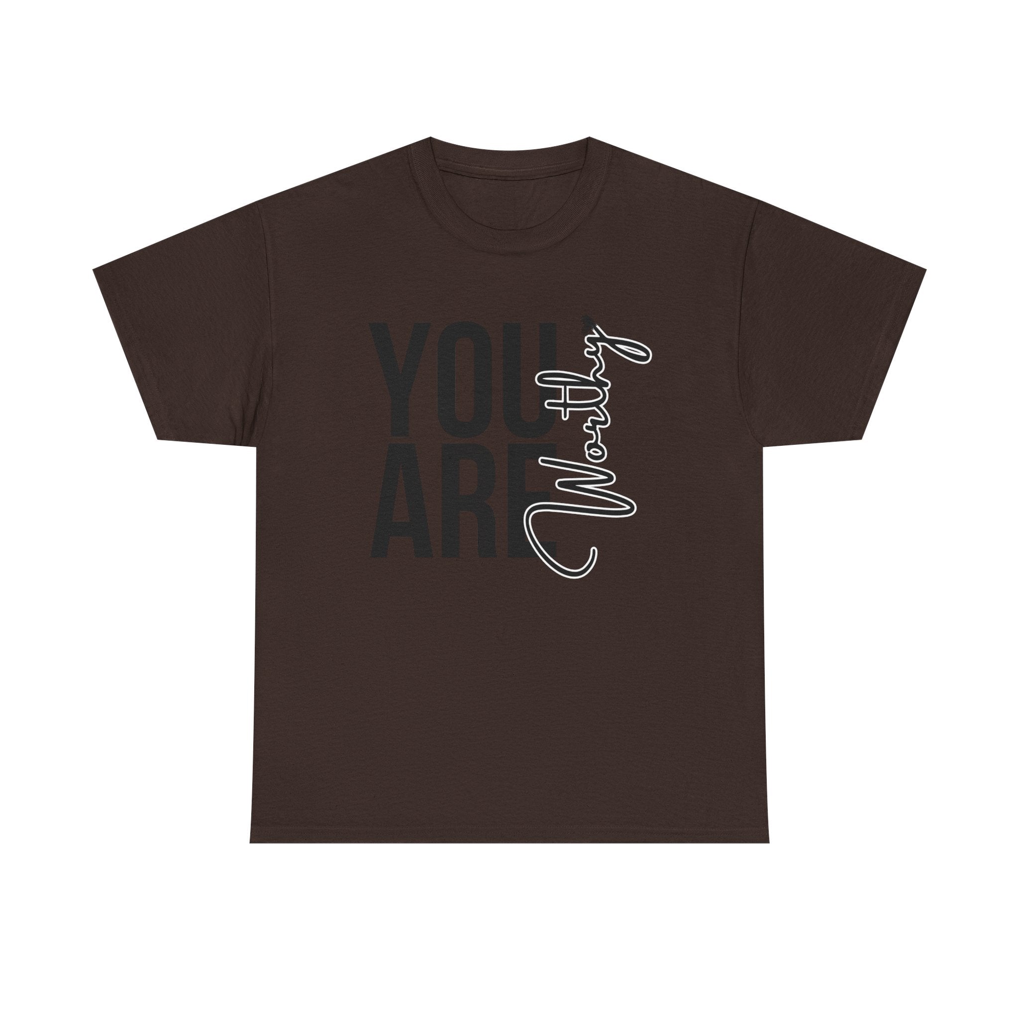 You Are Worthy Unisex Heavy Cotton Tee, Motivational Quote Shirt, Gift for Friends, Self-Love Tee, Uplifting Apparel, Positive [...]
