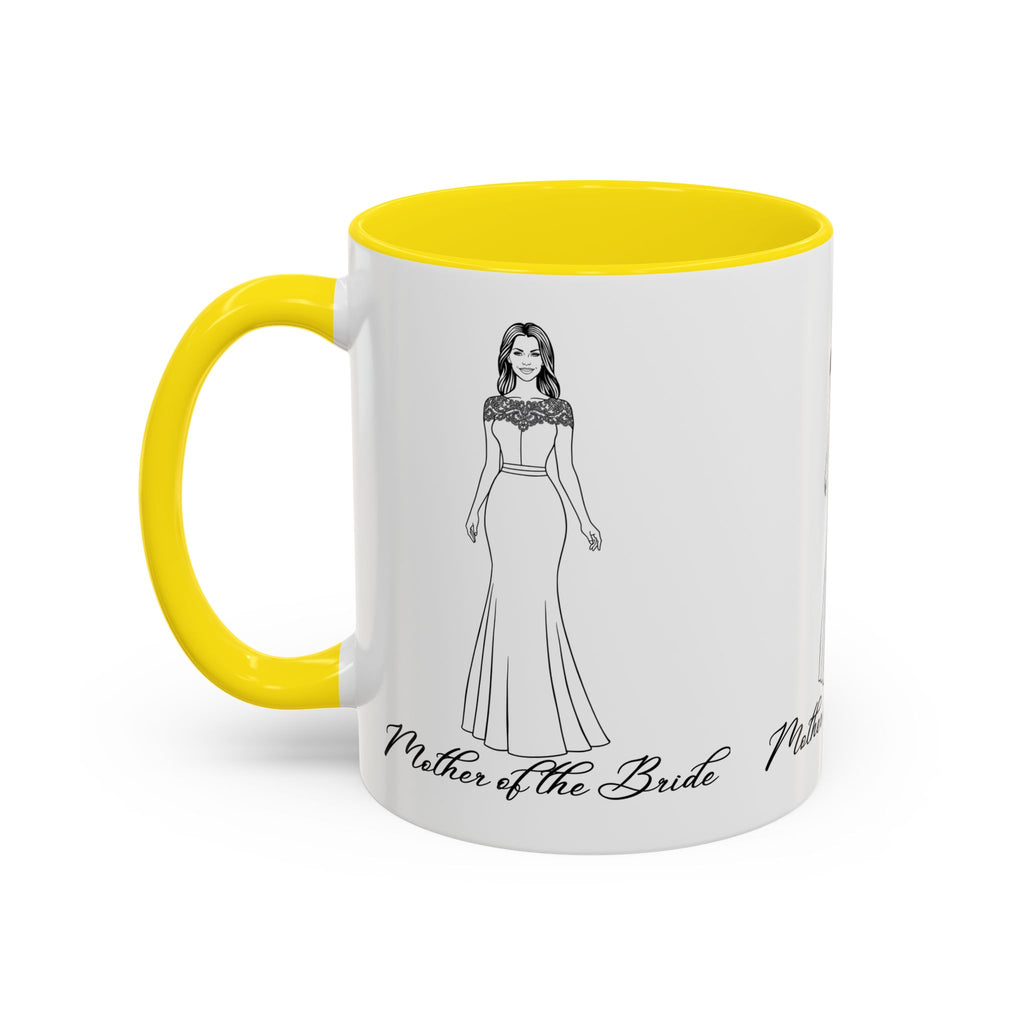 The Mother of the Bride- Accent Coffee Mug (11, 15oz)