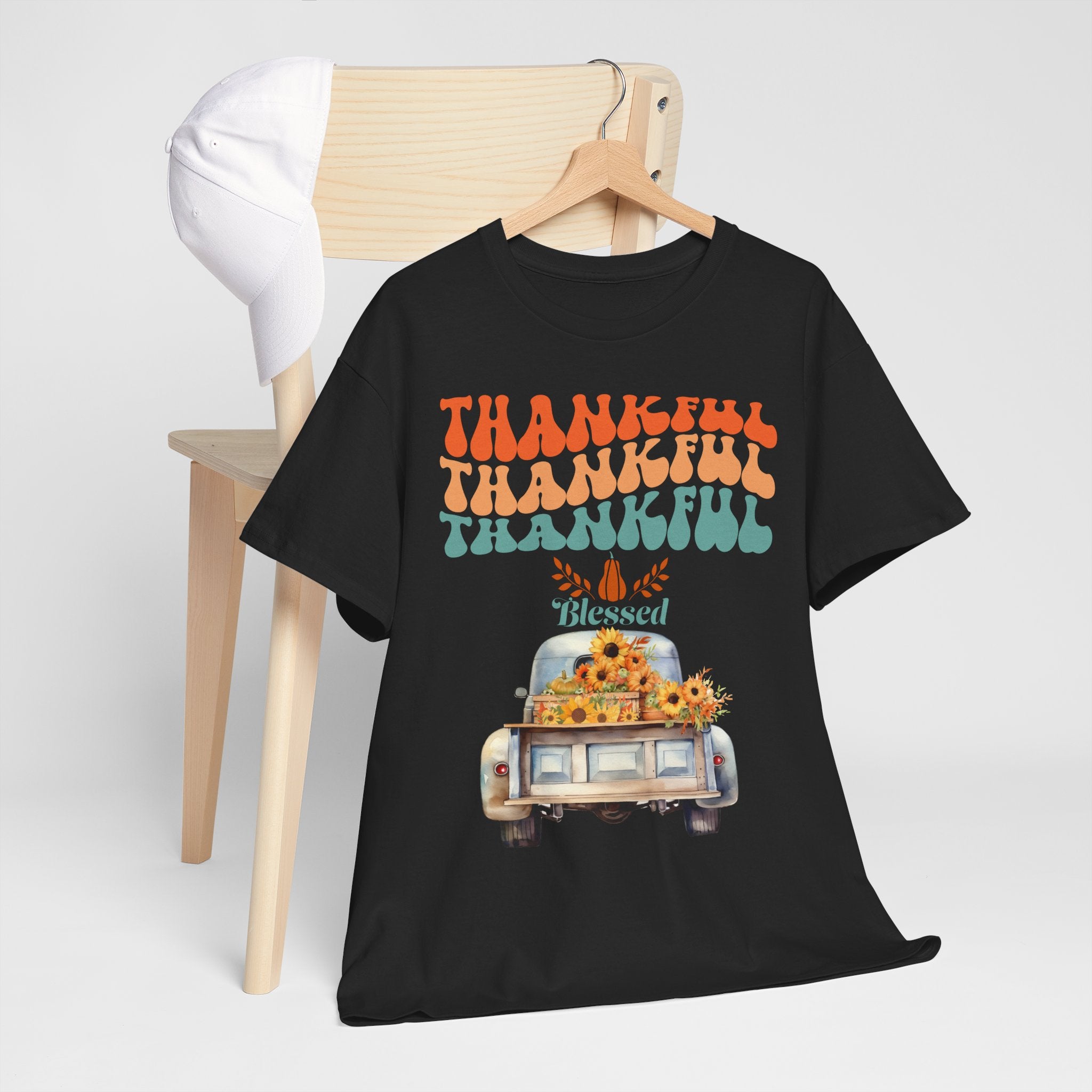 Thankful Vibes Unisex Tee - Perfect for Thanksgiving, Gratitude, Casual Wear, Gifts, Summer Days