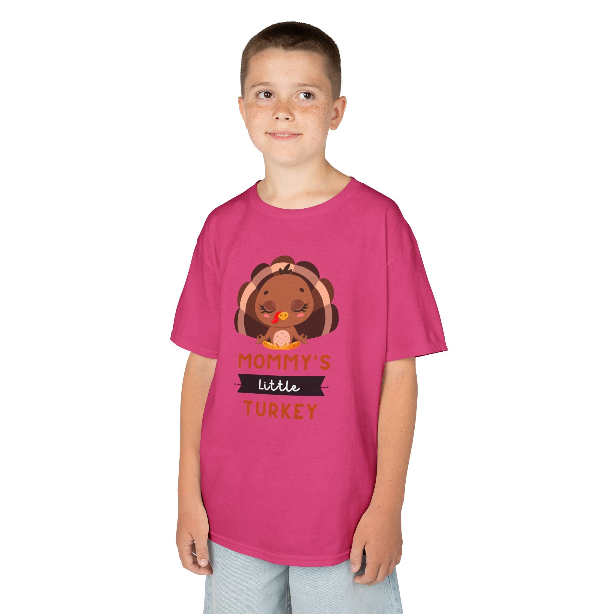 Kids Thanksgiving Tee, Mommy's Little Turkey Shirt, Fall Holiday Outfit, Thanksgiving Gift, Adorable Kids Fashion