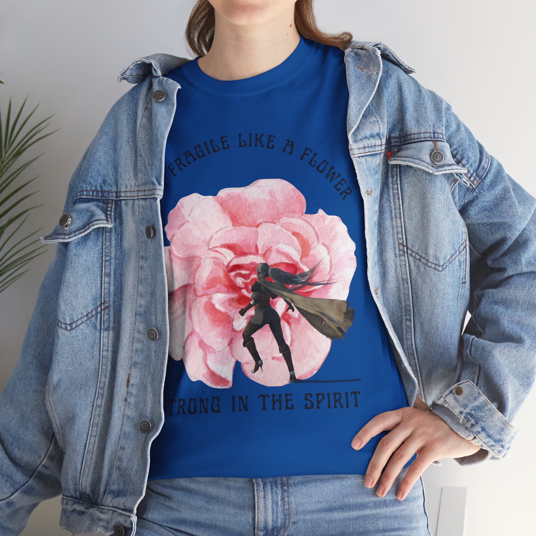 Floral Empowerment Tee, Not Fragile Like a Flower, Strong in the Spirit Shirt, Inspirational Unisex T-Shirt, Gift for Women, [...]