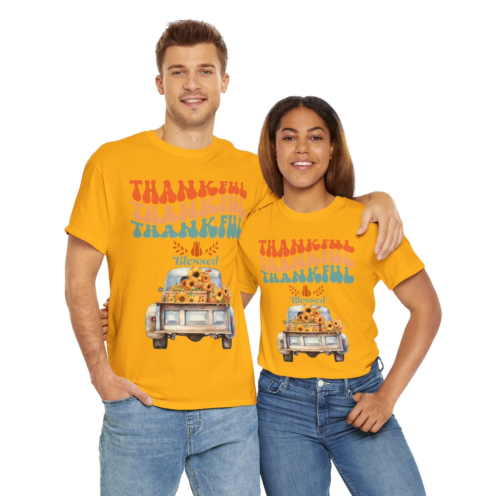 Thankful Vibes Unisex Tee - Perfect for Thanksgiving, Gratitude, Casual Wear, Gifts, Summer Days