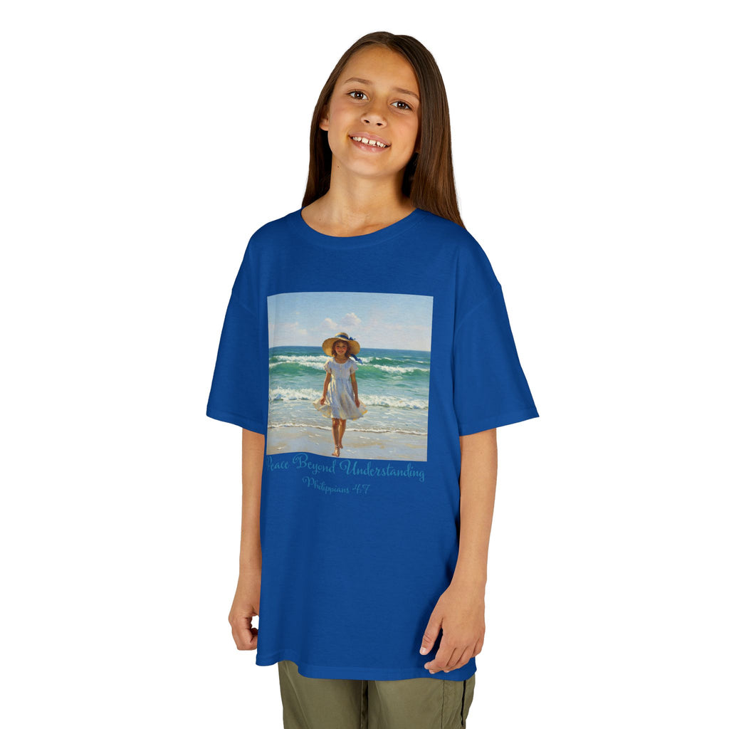 Whimsical Beach Fun Kids Tee, Summer Shirt, Beach Day Tee, Vacation Outfit, Cute Kids Clothing