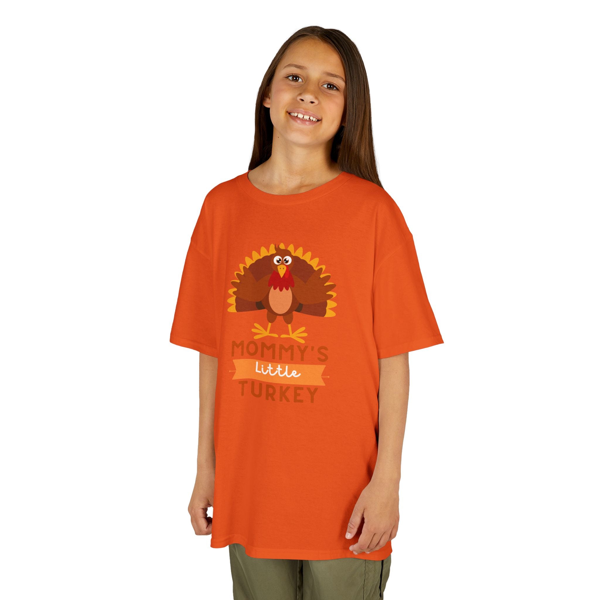 Mommy's Little Turkey Kids Tee - Thanksgiving Gift, Holiday Apparel, Cute Kids Clothing, Family Gathering, Kid's Casual Wear