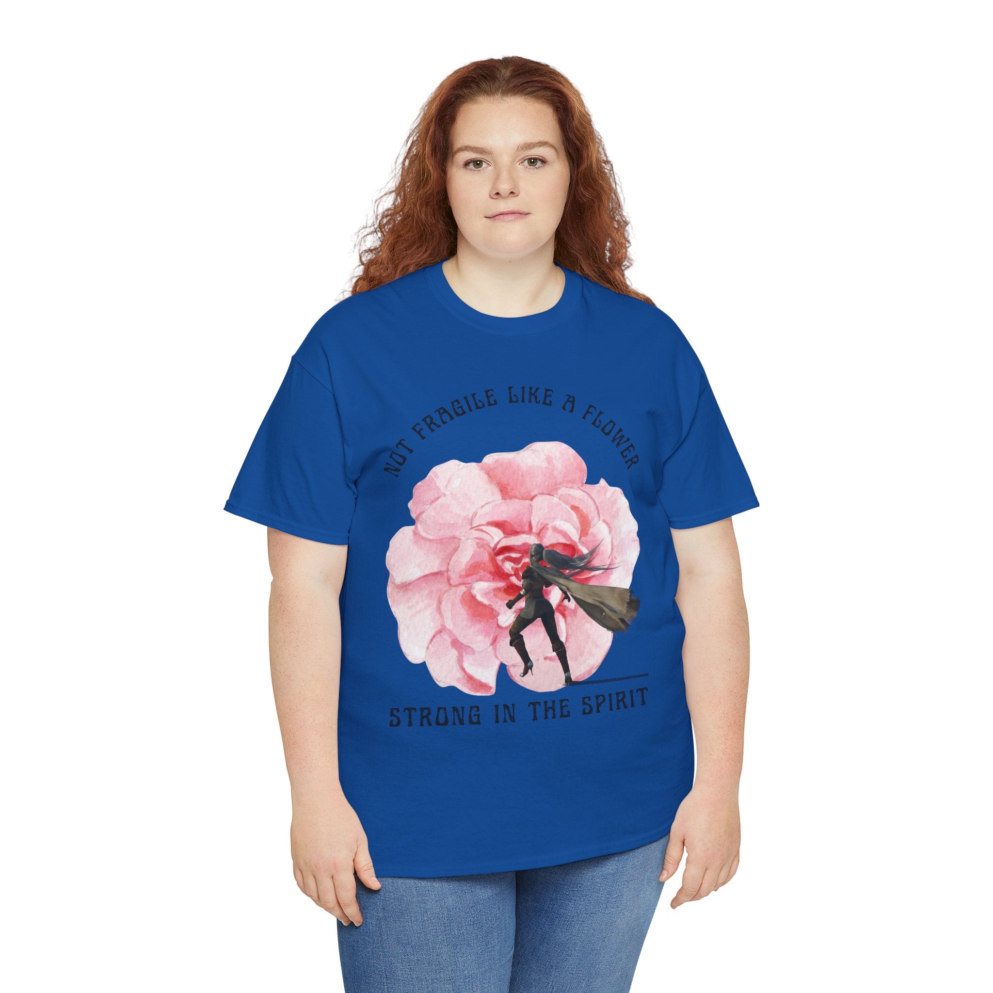 Floral Empowerment Tee, Not Fragile Like a Flower, Strong in the Spirit Shirt, Inspirational Unisex T-Shirt, Gift for Women, [...]