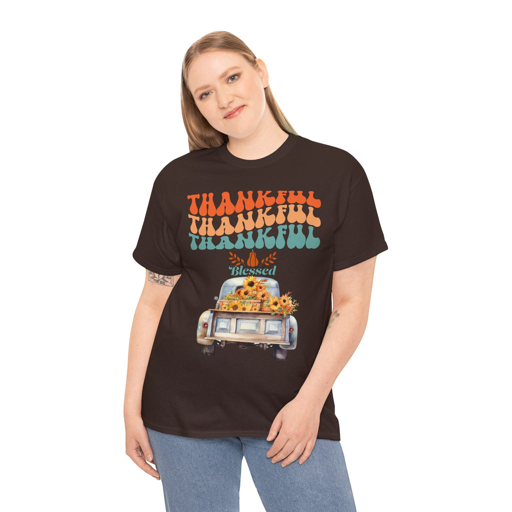 Thankful Vibes Unisex Tee - Perfect for Thanksgiving, Gratitude, Casual Wear, Gifts, Summer Days