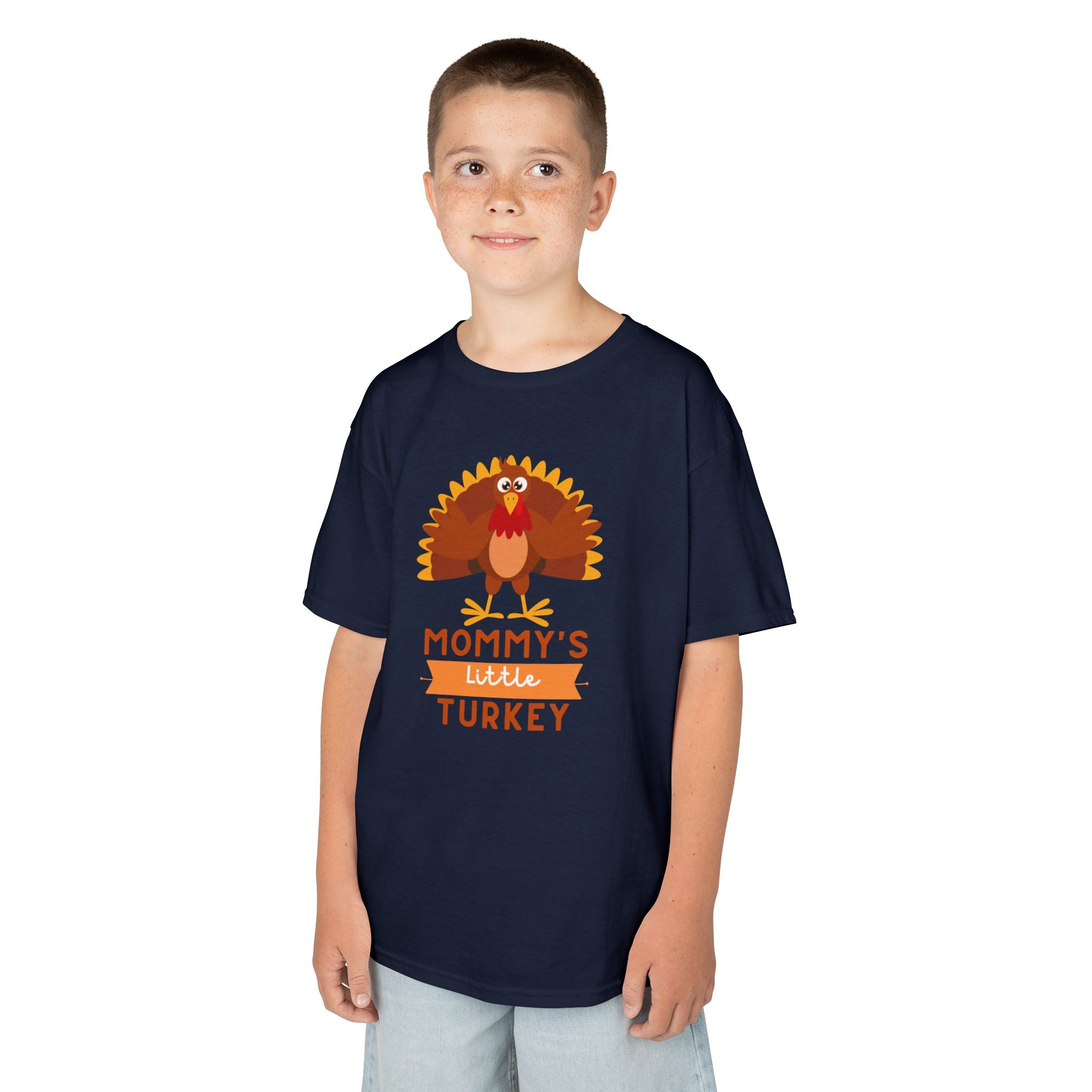 Mommy's Little Turkey Kids Tee - Thanksgiving Gift, Holiday Apparel, Cute Kids Clothing, Family Gathering, Kid's Casual Wear