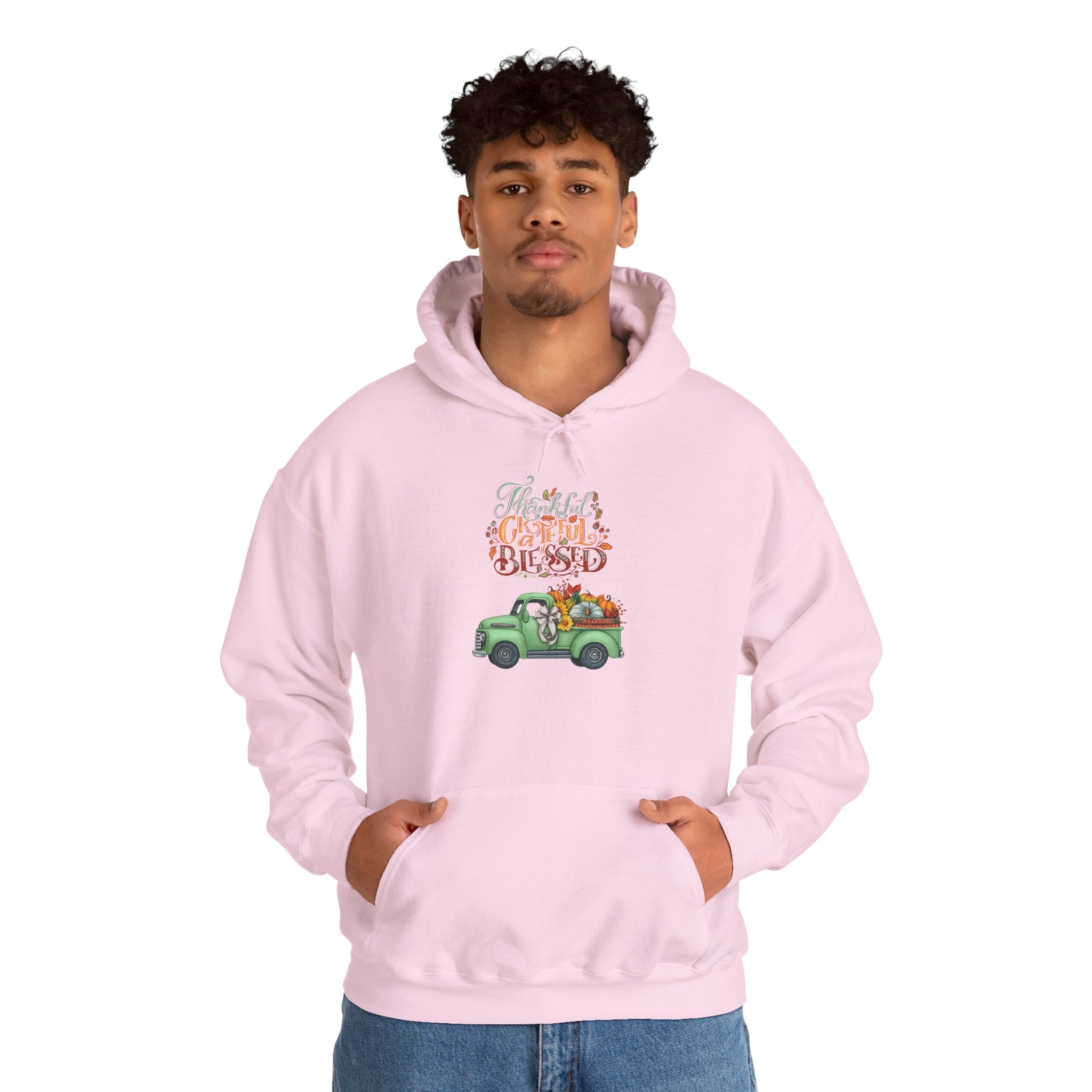 Festive Truck Sweatshirt - Cozy Holiday Hoodie, Winter Gift, Christmas Apparel, Unisex Clothing, Seasonal Fashion