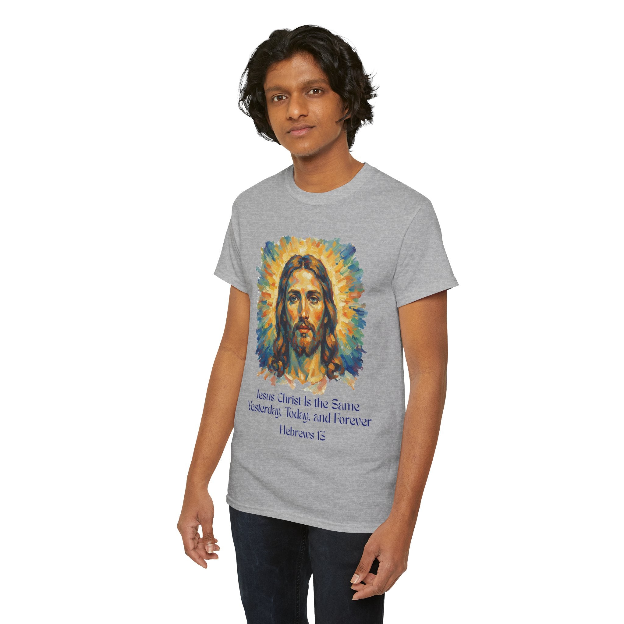Jesus Portrait – Van Gogh Inspired Style Religious Inspirational Tee - Jesus Christ Design, Faith Shirt, Christian Clothing, Birthday Gift, Everyday Wear