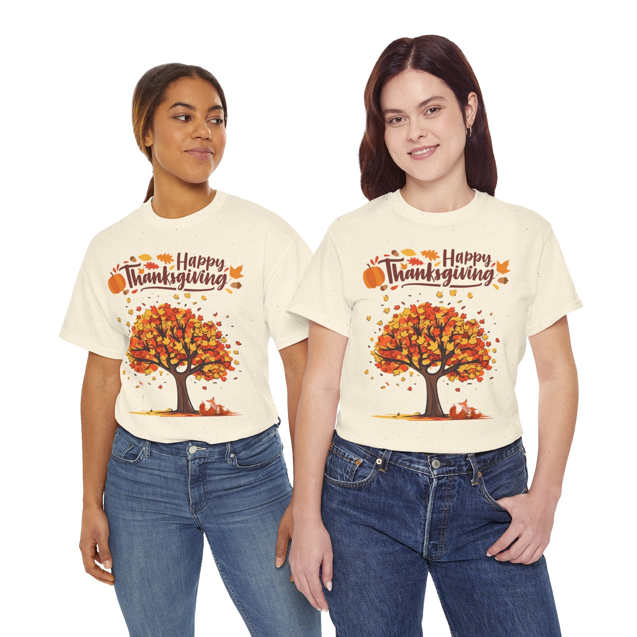 Thanksgiving Tree Tee, Autumn Shirt, Fall Apparel, Family Gathering Top, Seasonal Wear, Thanksgiving Gift