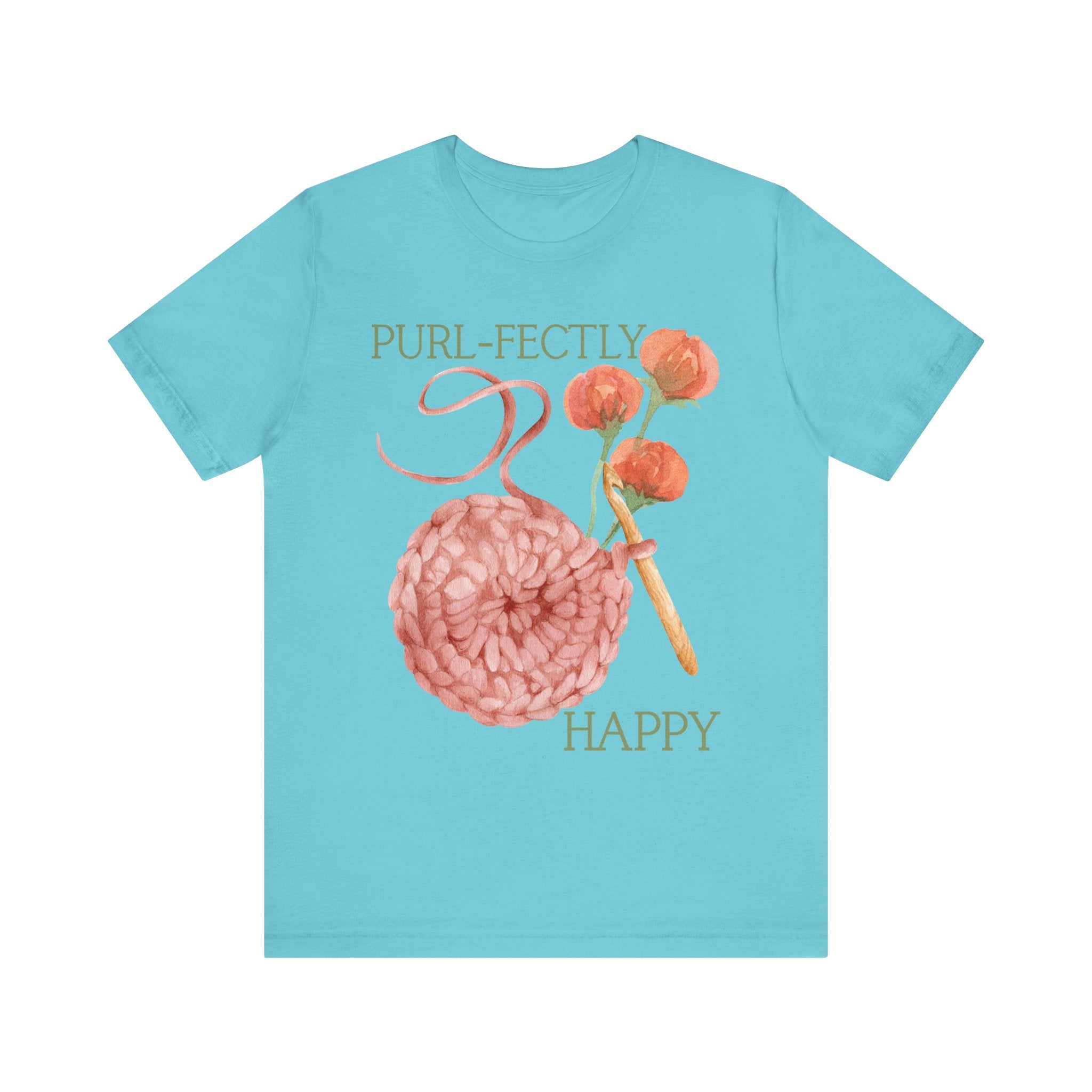 Purl-fectly Happy Crafting Joy Tee -Unisex Short Sleeve Shirt
