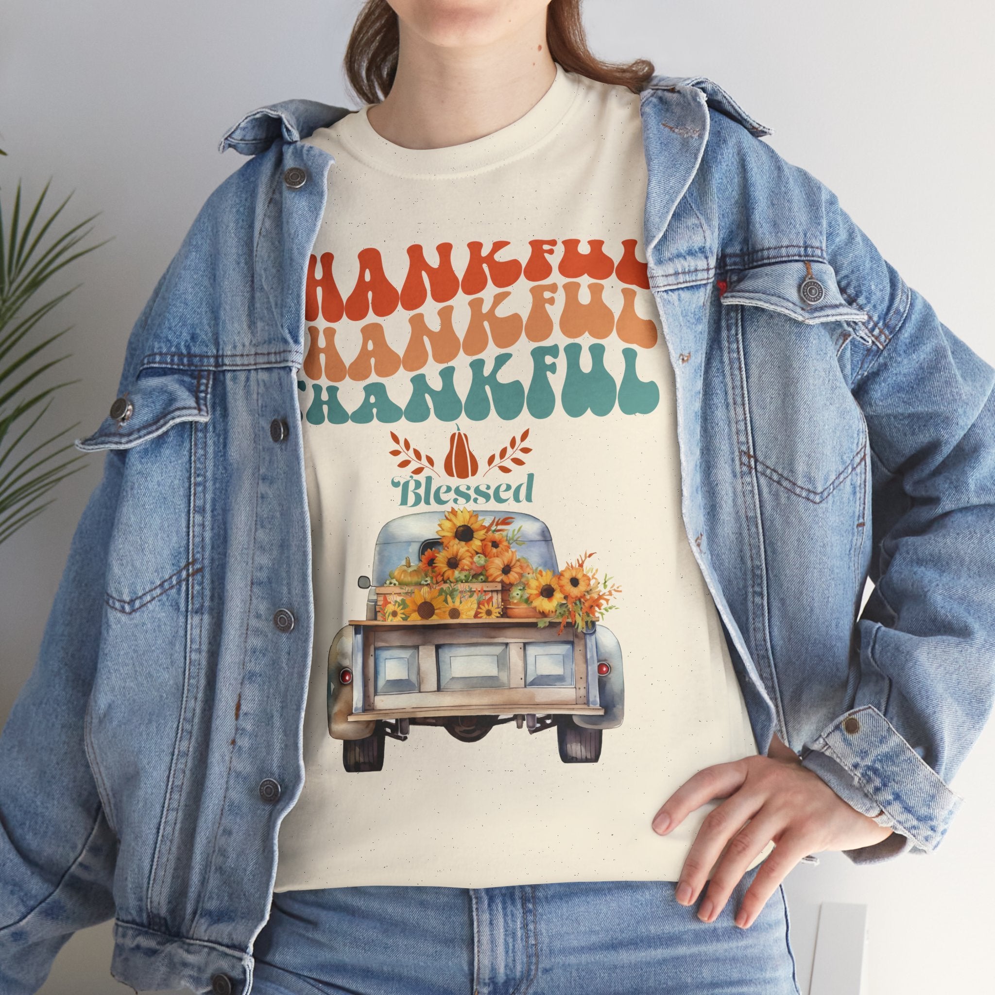 Thankful Vibes Unisex Tee - Perfect for Thanksgiving, Gratitude, Casual Wear, Gifts, Summer Days