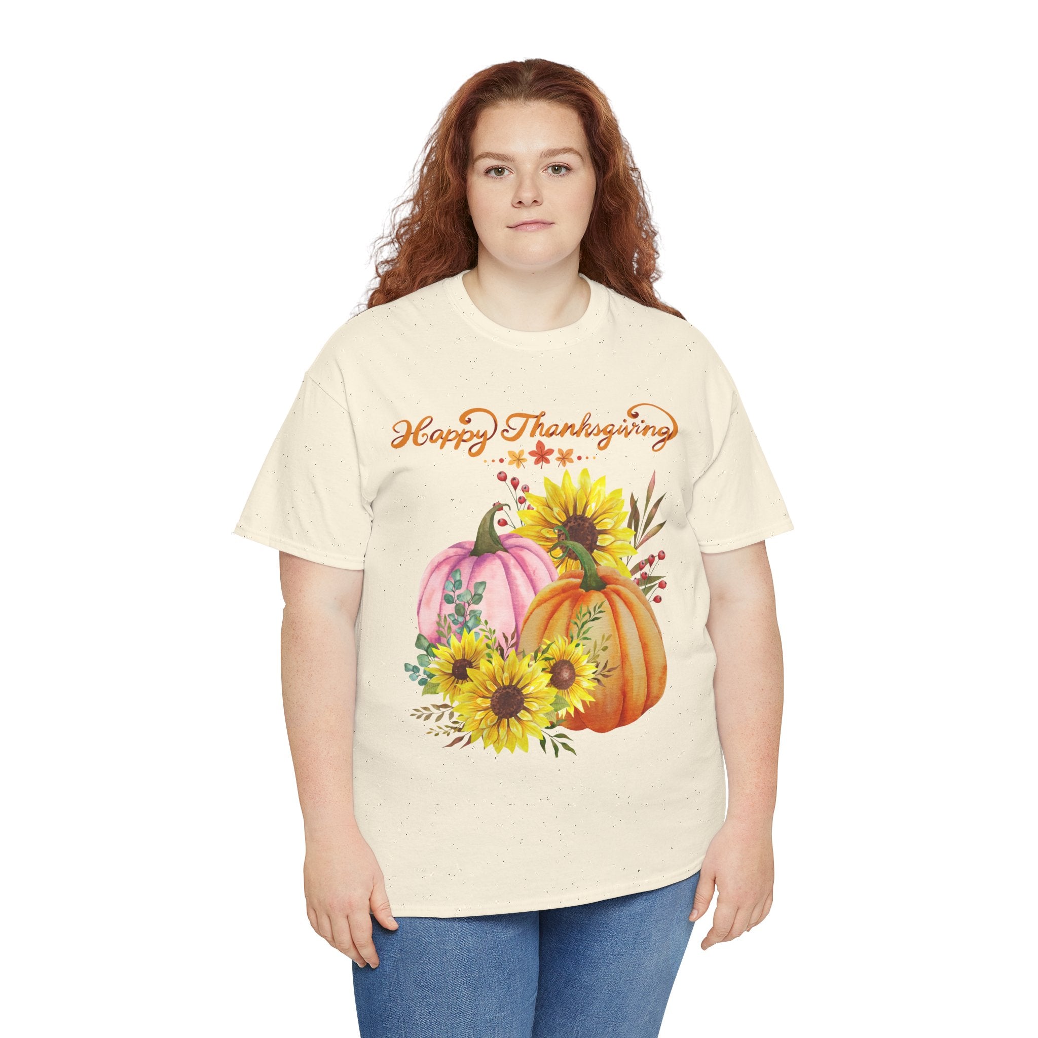 Thanksgiving T-shirts, Pumpkin Tee, Autumn Shirt, Unisex Fall Apparel, Holiday Gift, Cozy Outfit, Harvest Festival Clothing