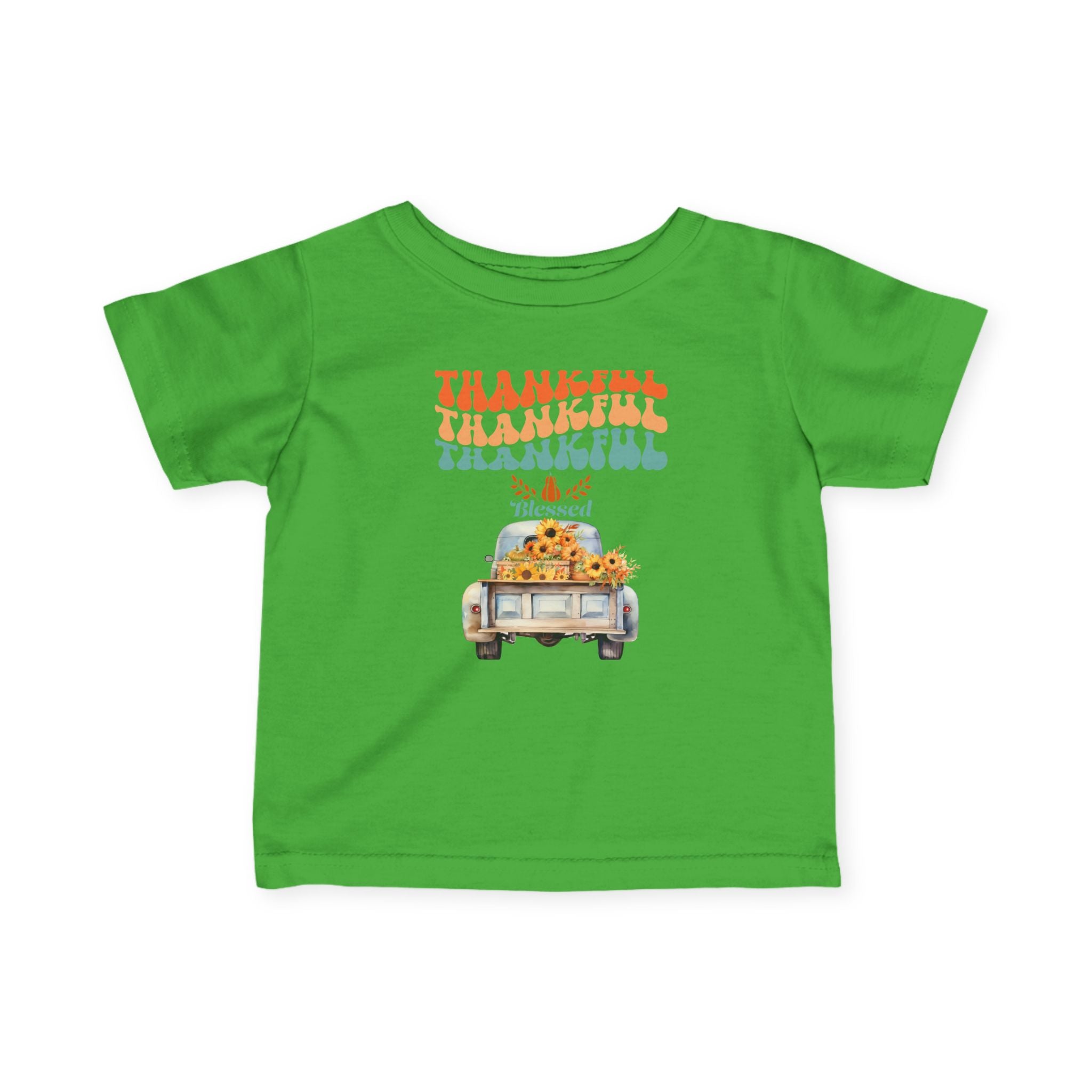 Thankful Infant T-Shirt, Cute Baby Tee, Thanksgiving Outfit, Fall Baby Clothing, Holiday Gift for Infants, Seasonal Wear