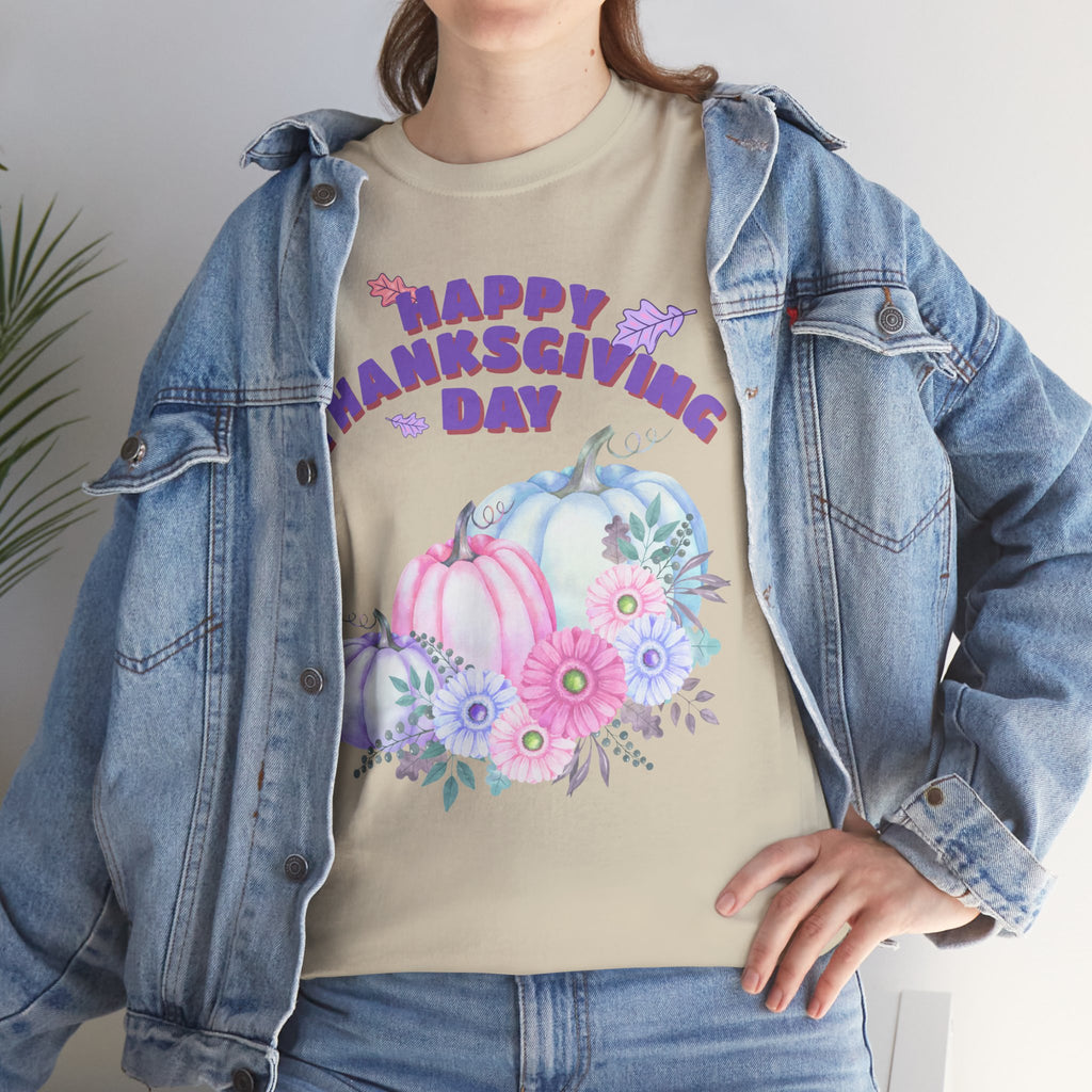 Thanksgiving Celebration Tee, Happy Thanksgiving Day Shirt, Fall T-Shirt, Holiday Gift, Unisex Cotton Top, Autumn Fashion