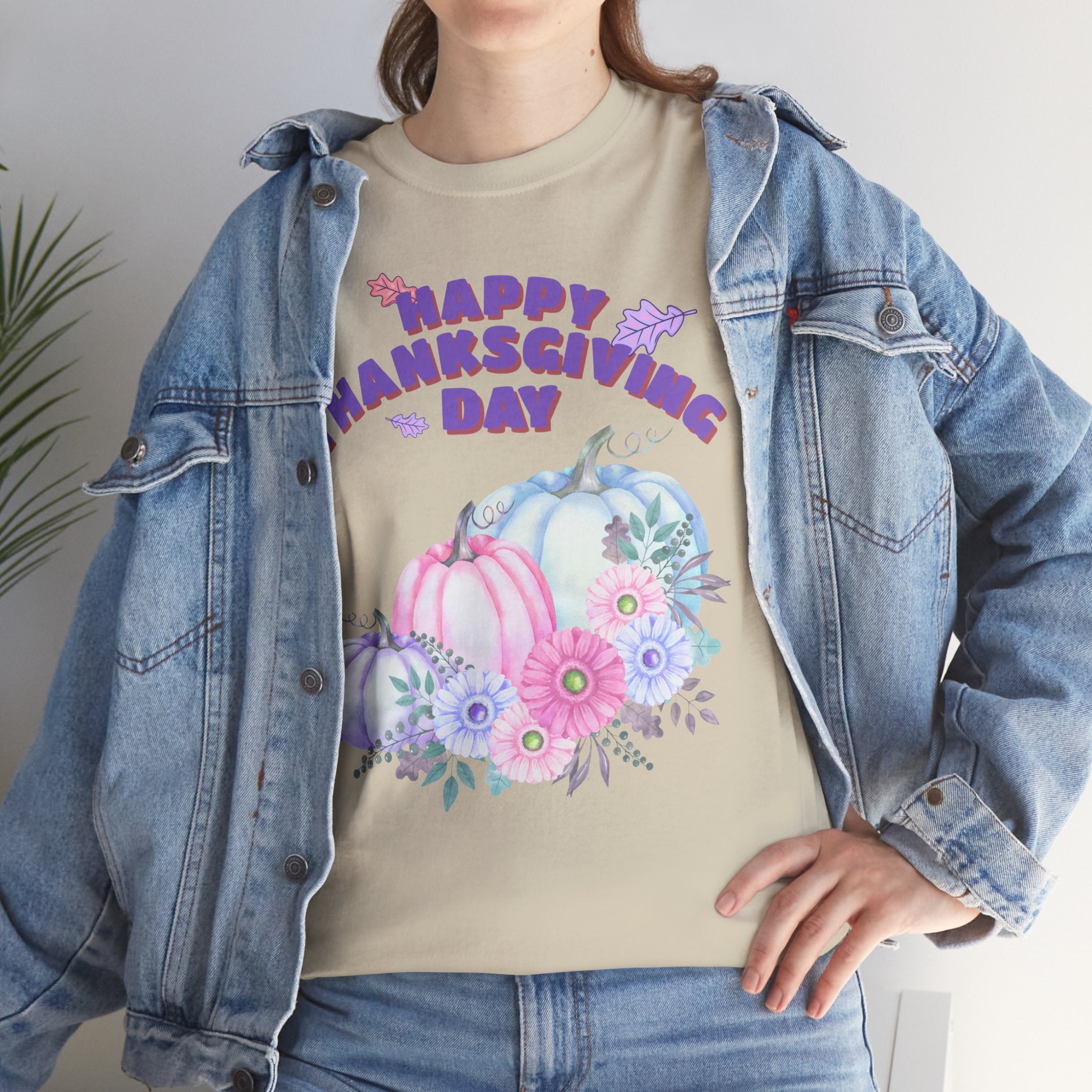 Thanksgiving Celebration Tee, Happy Thanksgiving Day Shirt, Fall T-Shirt, Holiday Gift, Unisex Cotton Top, Autumn Fashion