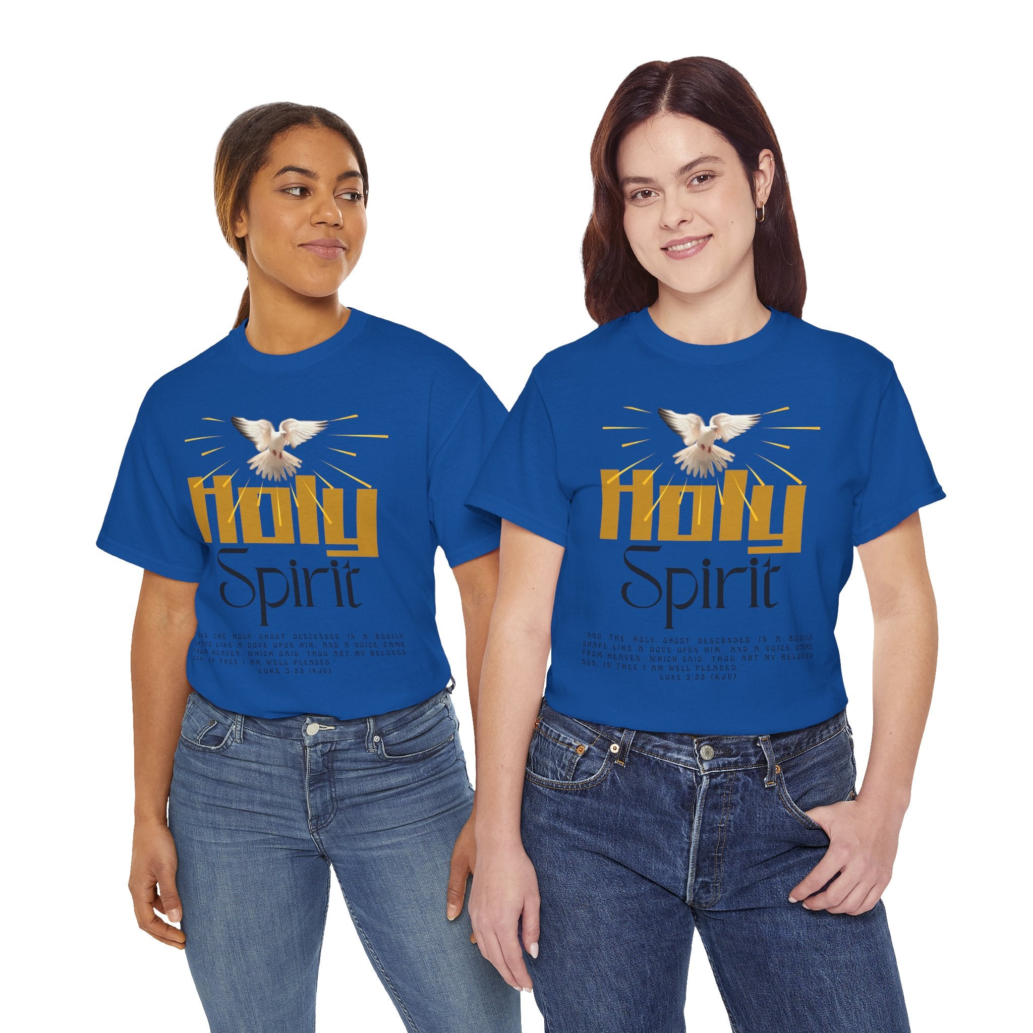 Christian T-shirts, Holy Spirit Unisex Heavy Cotton Tee, Inspirational T-Shirt for Faith Celebration, Christian Gift, Spiritual Attire, Religious Apparel