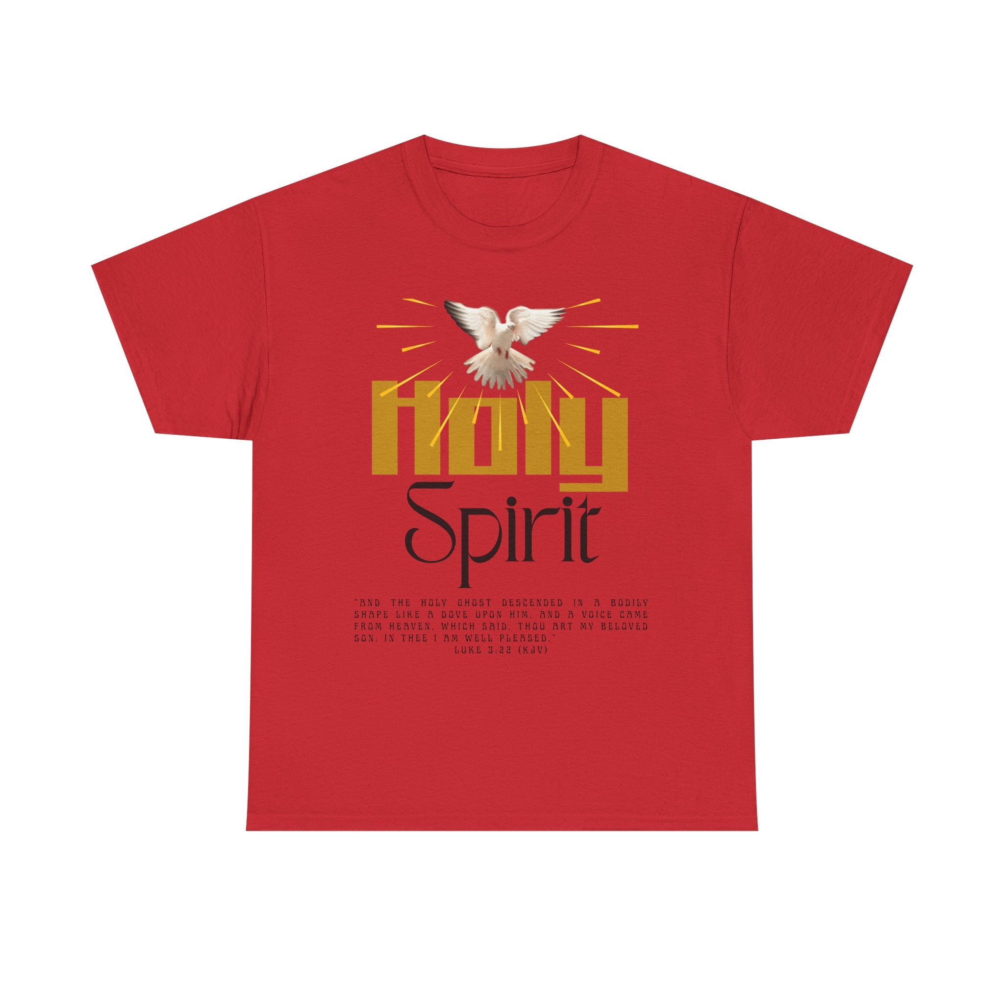 Christian T-shirts, Holy Spirit Unisex Heavy Cotton Tee, Inspirational T-Shirt for Faith Celebration, Christian Gift, Spiritual Attire, Religious Apparel