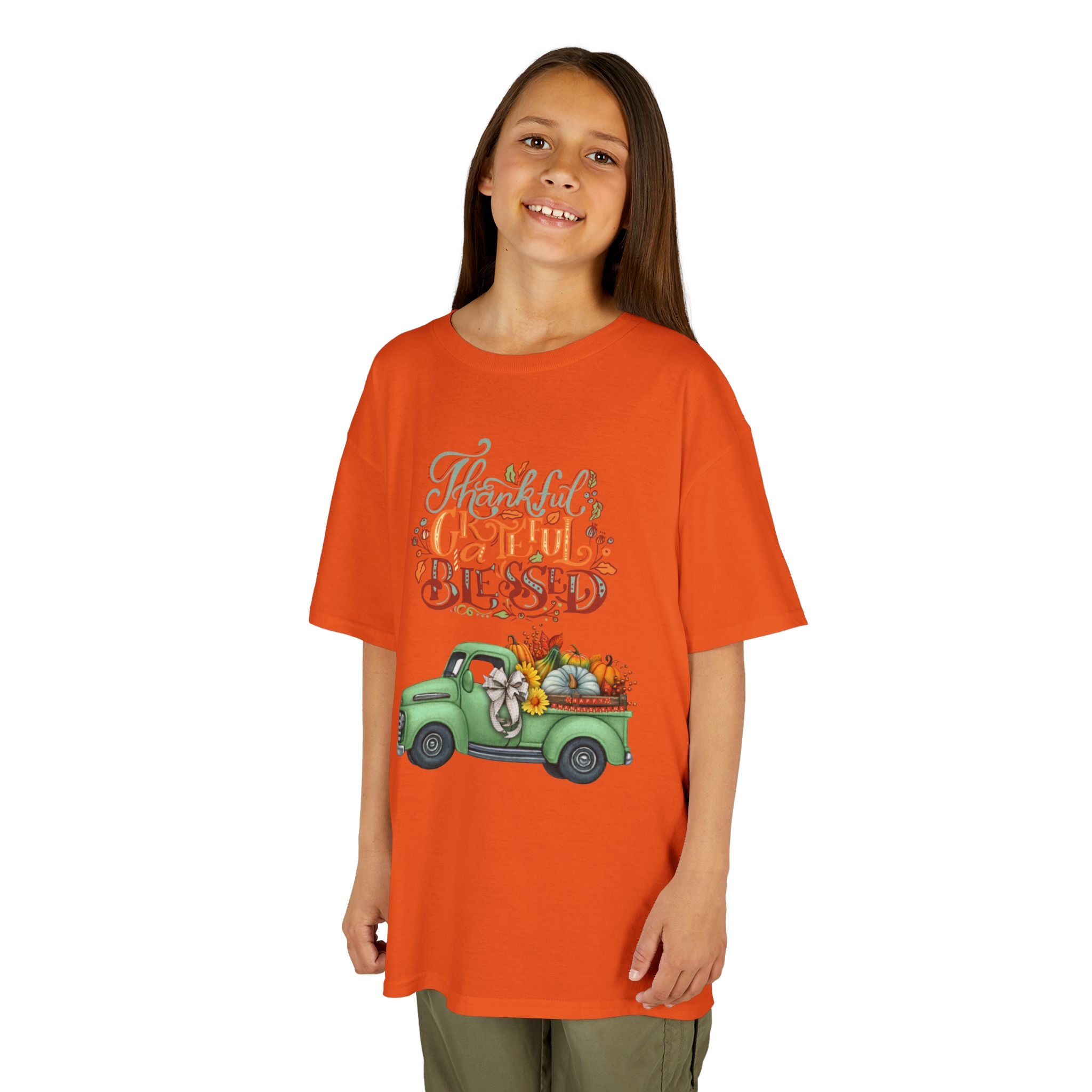 Blessed Fall Kids Tee, Adorable Autumn Shirt, Cute Harvest T-Shirt, Thanksgiving Gift for Kids, Comfy Cotton Youth Apparel