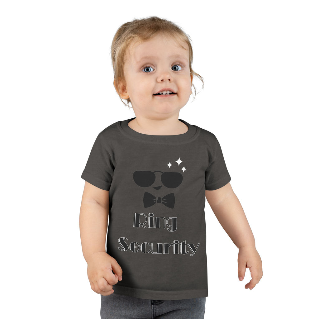 Toddler Security T-Shirt, Funny Toddler Tee, Kids Birthday Gift, Toddler Outfit, Baby Shower Gift, Little Ring Bearer Shirt