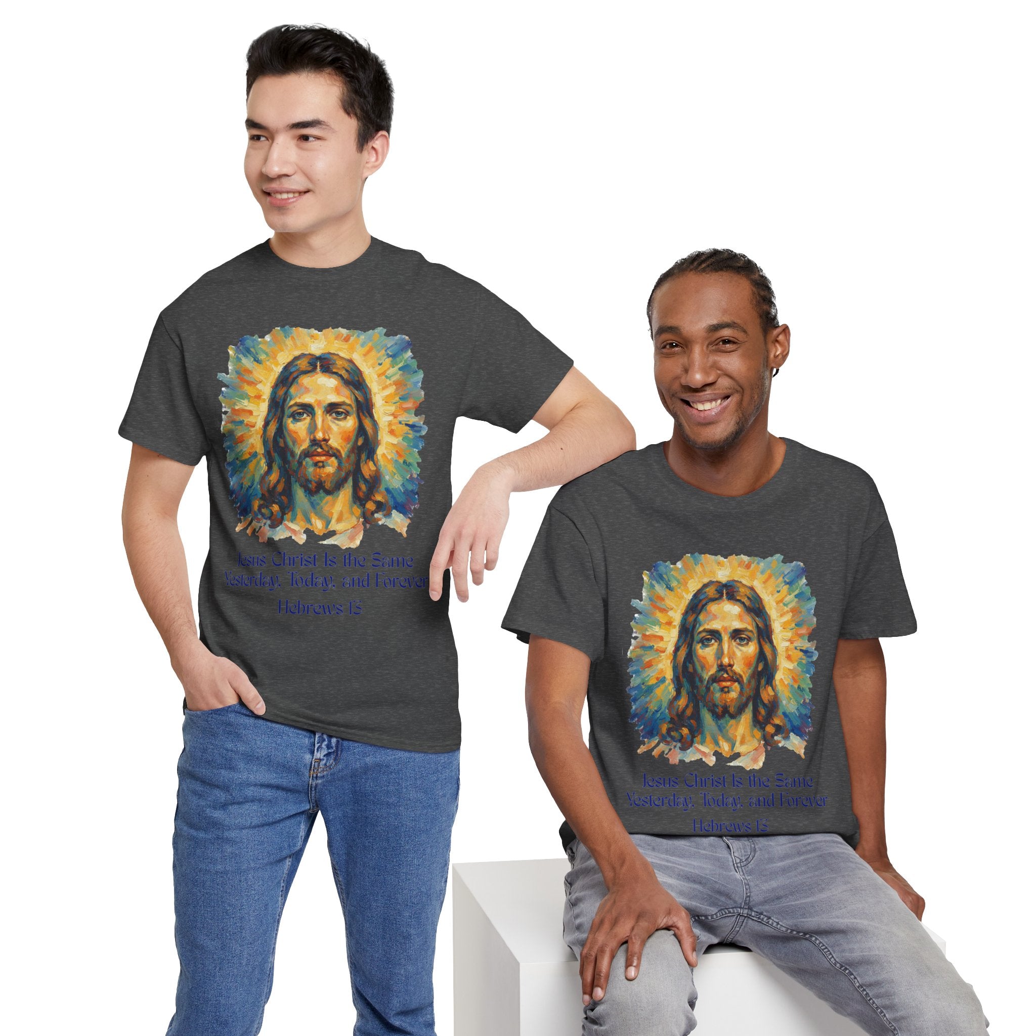 Jesus Portrait – Van Gogh Inspired Style Religious Inspirational Tee - Jesus Christ Design, Faith Shirt, Christian Clothing, Birthday Gift, Everyday Wear
