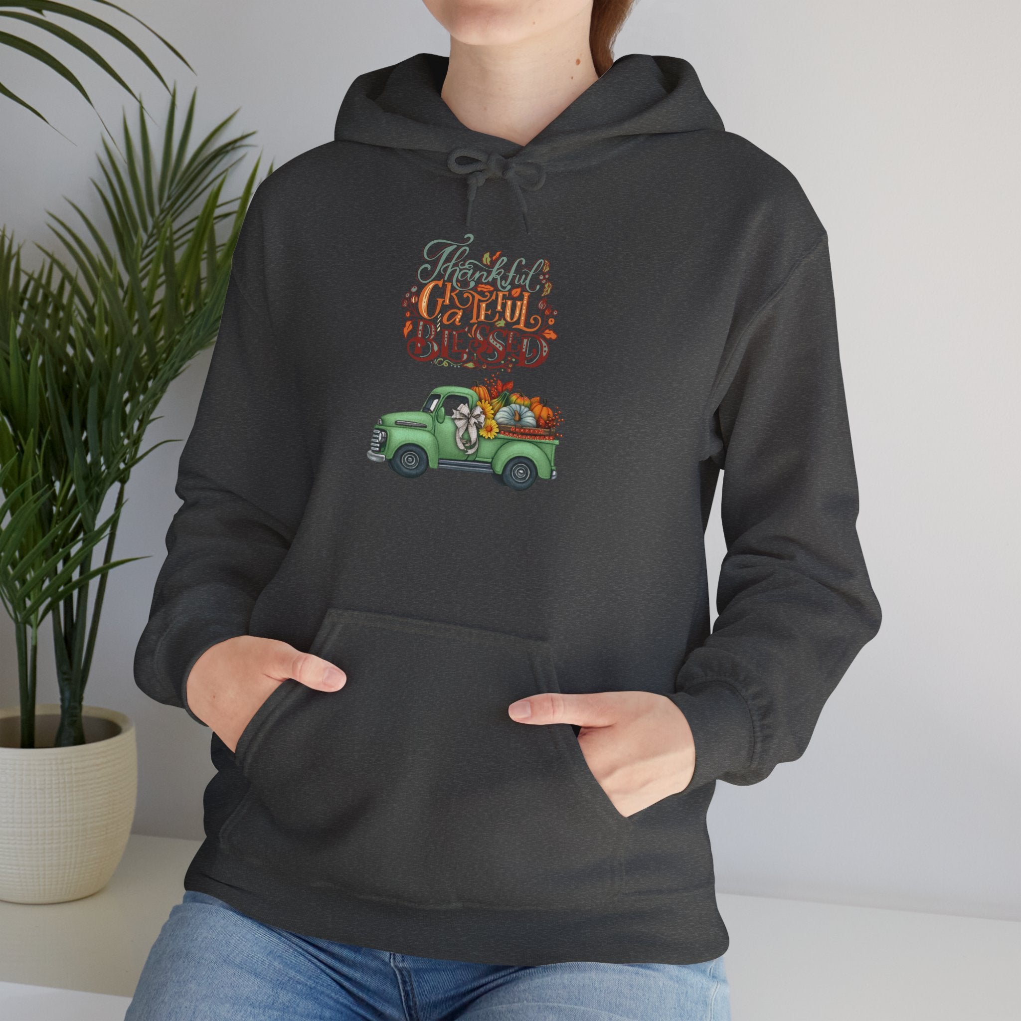 Festive Truck Sweatshirt - Cozy Holiday Hoodie, Winter Gift, Christmas Apparel, Unisex Clothing, Seasonal Fashion