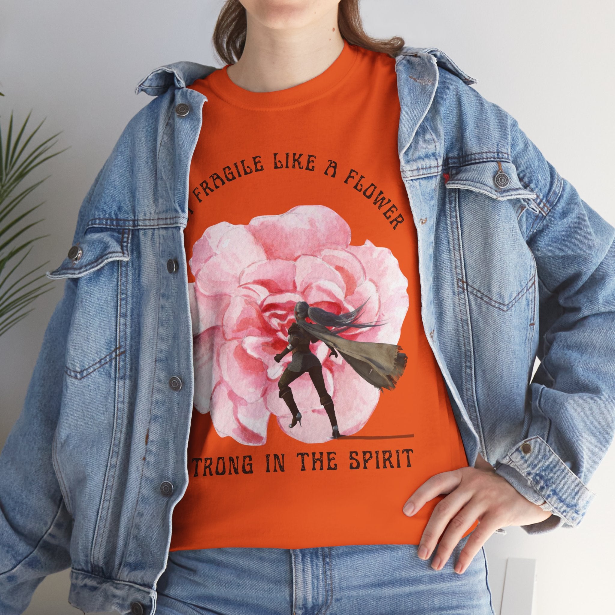 Floral Empowerment Tee, Not Fragile Like a Flower, Strong in the Spirit Shirt, Inspirational Unisex T-Shirt, Gift for Women, [...]